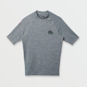 Hawaii UPF 50 Short Sleeve Surf Tee - Smoked Gray