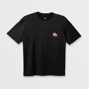 Hawaii Short Sleeve Surf Tee - Black