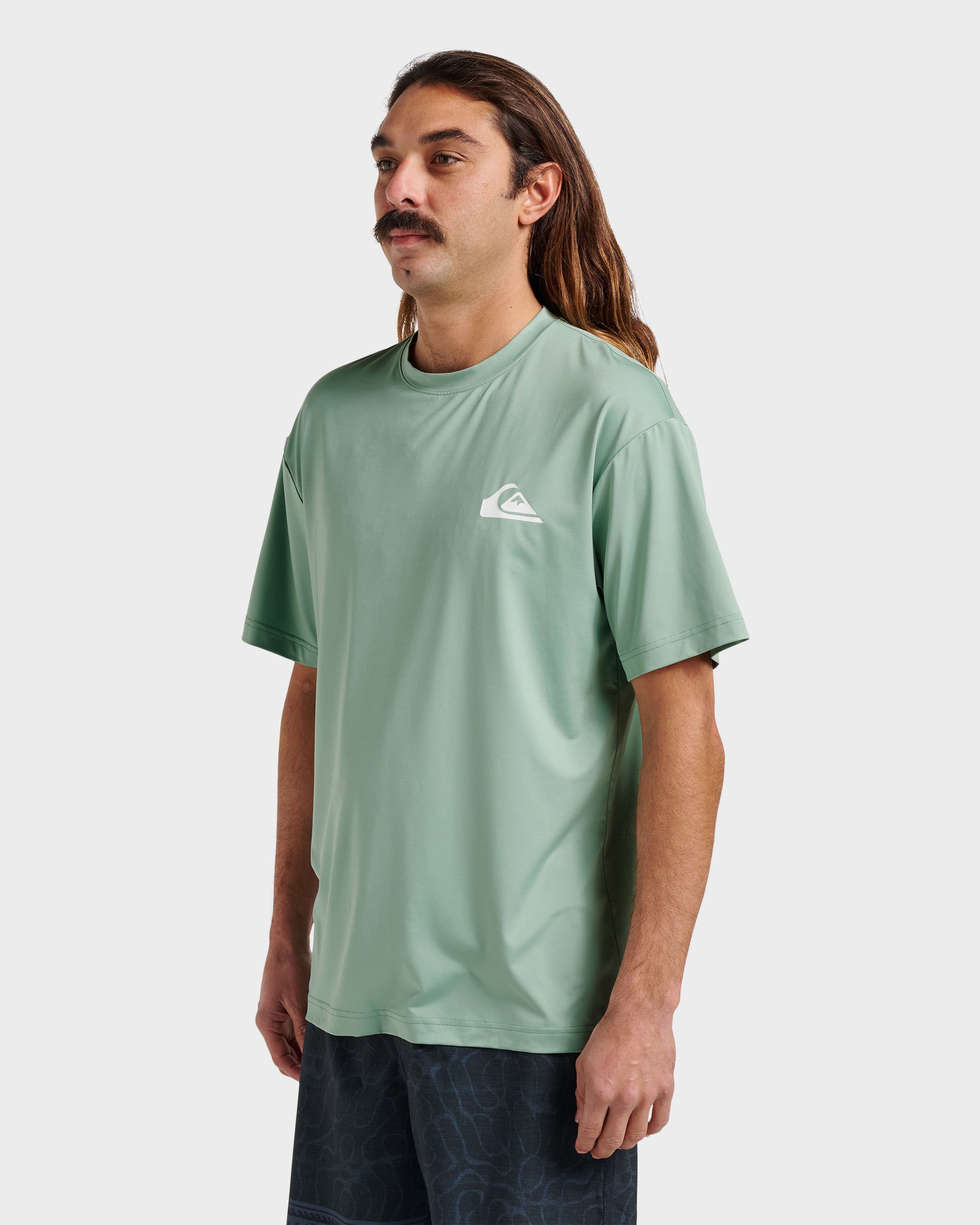 Everyday Short Sleeve Surf Tee - Granite Green - Image 3