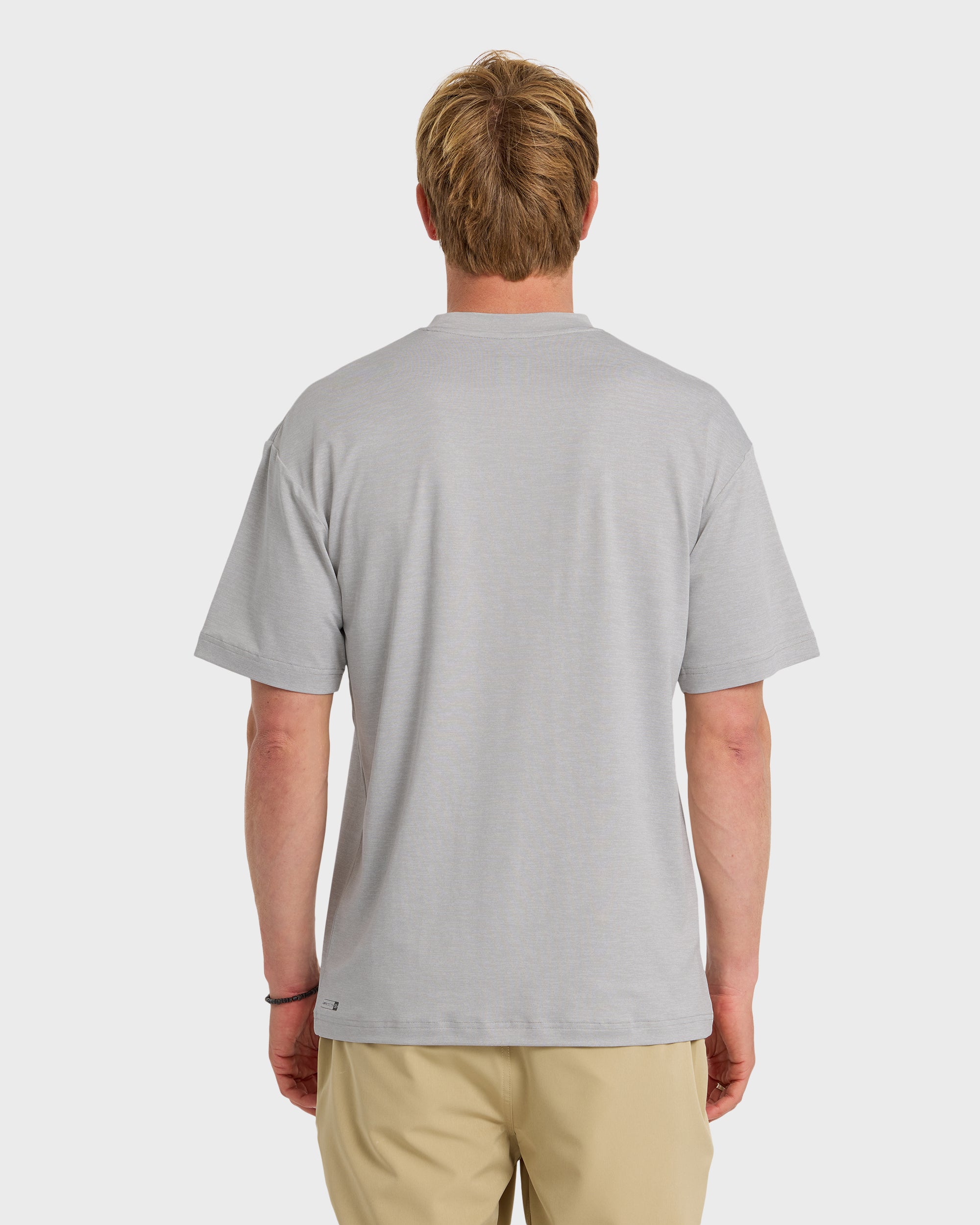 Everyday Short Sleeve Surf Tee - Light Grey Hth - Image 2