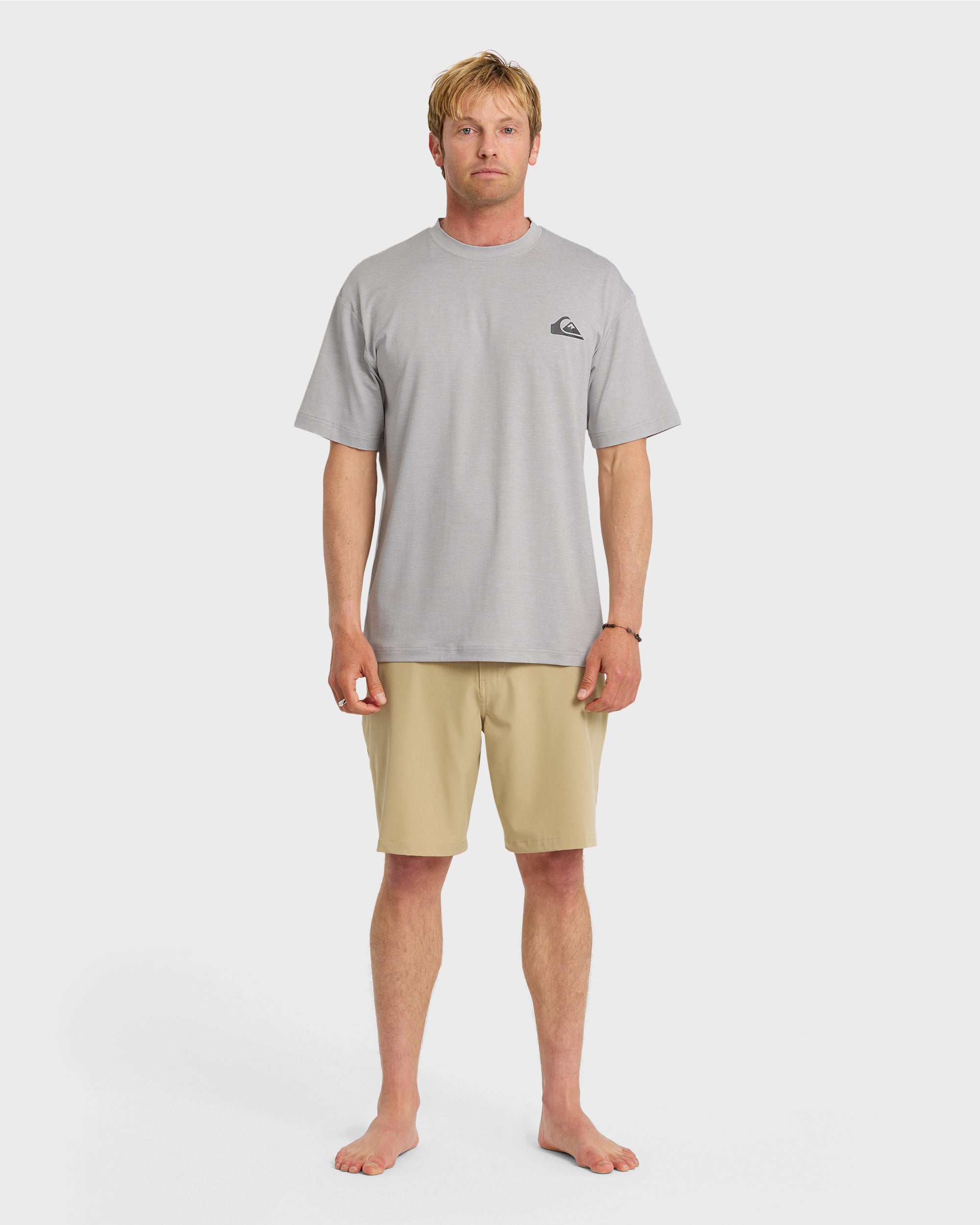 Everyday Short Sleeve Surf Tee - Light Grey Hth - Image 3