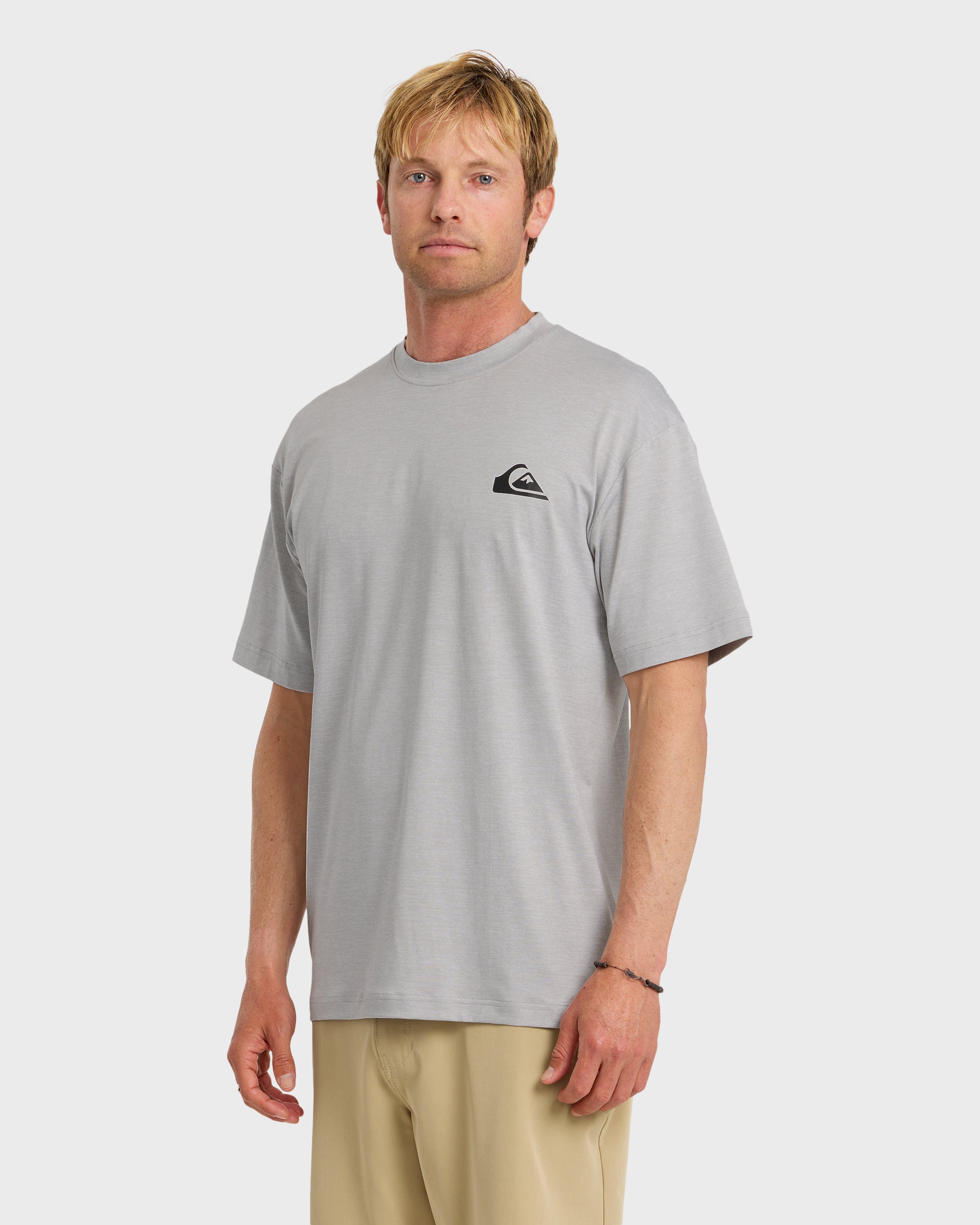 Everyday Short Sleeve Surf Tee - Light Grey Hth - Image 4