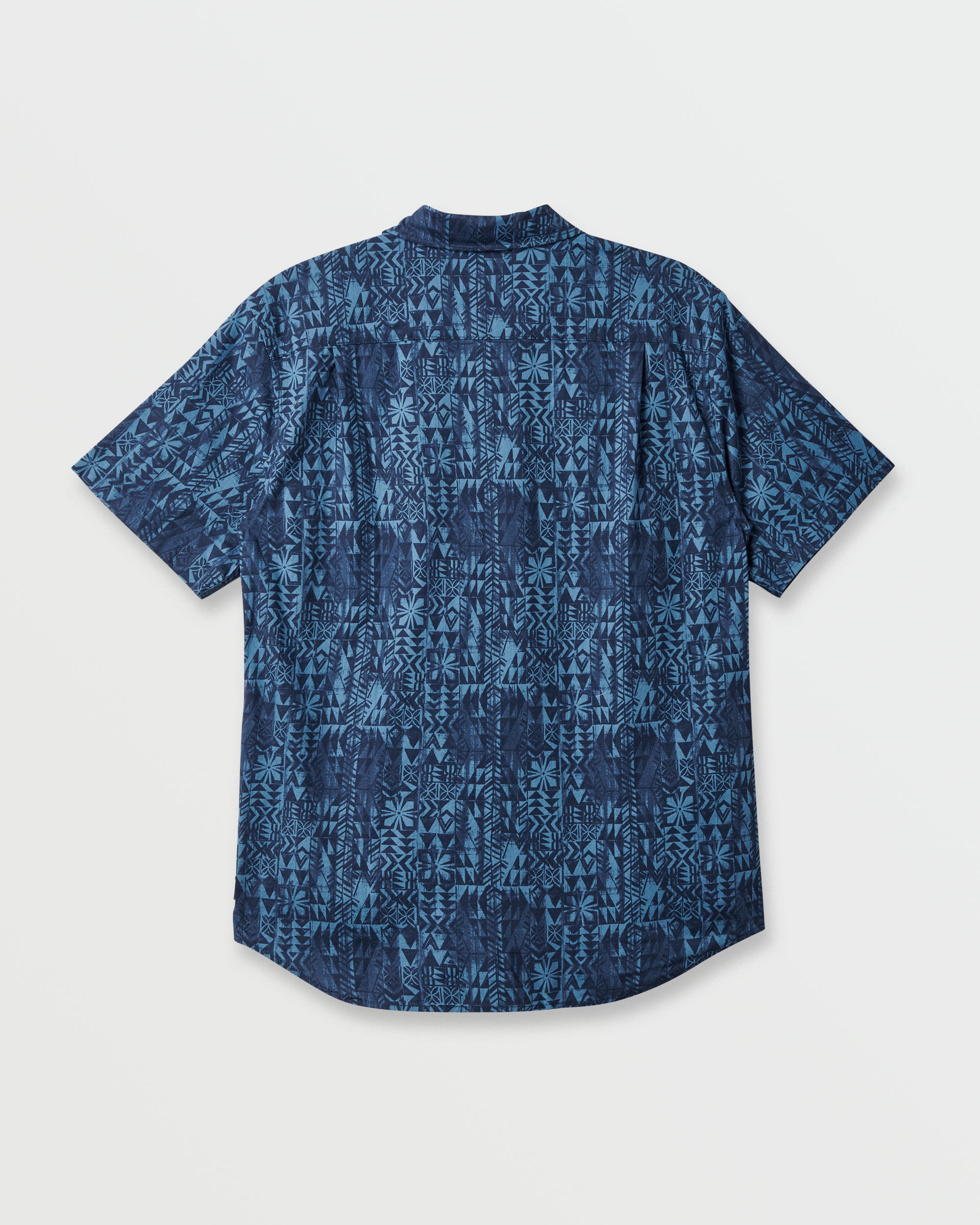 Island Waters Classic Short Sleeve Shirt - Navy - Image 2