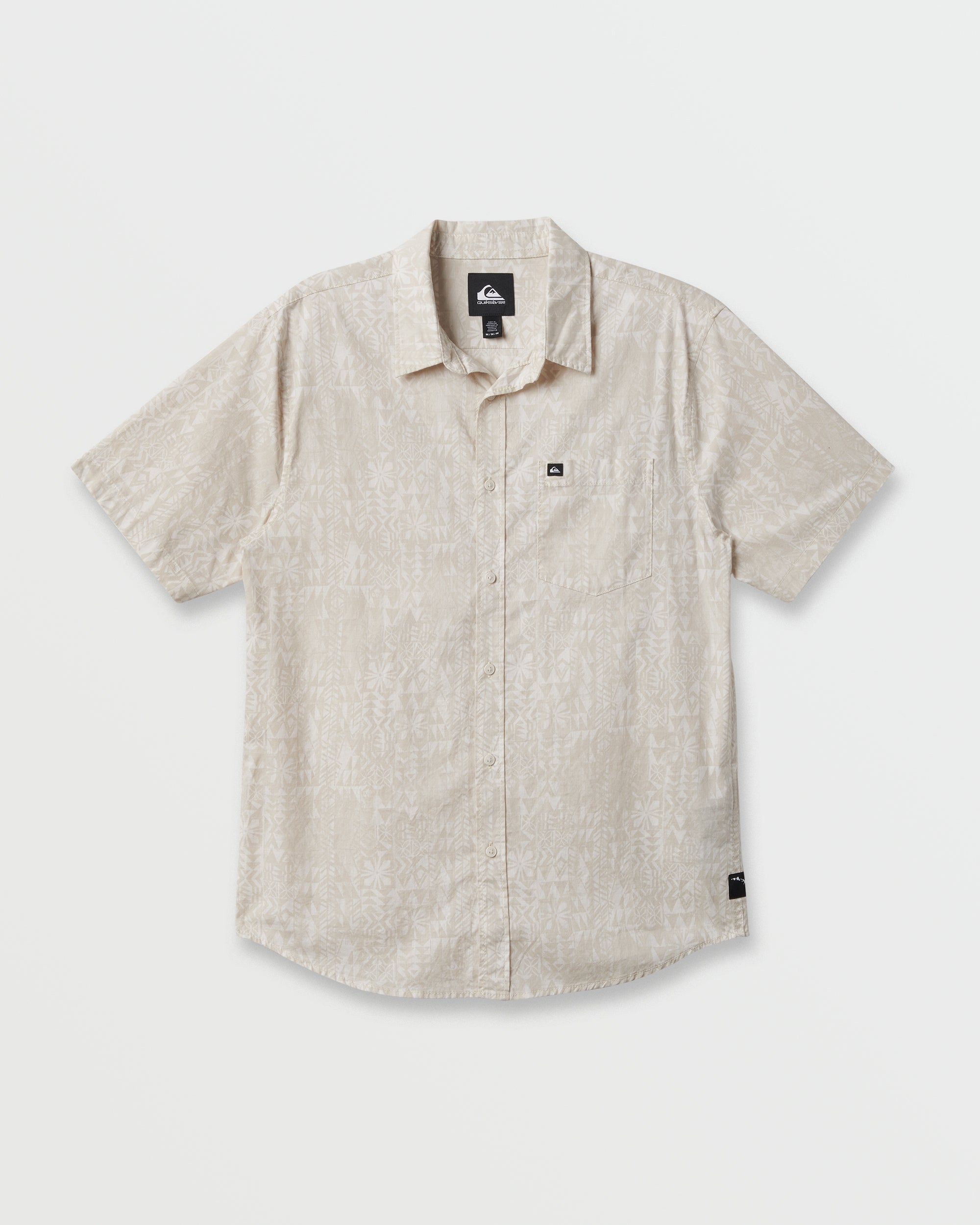 Island Waters Classic Short Sleeve Shirt - Silver Birch
