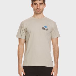 Blue Lines T-Shirt - Pale Aloe