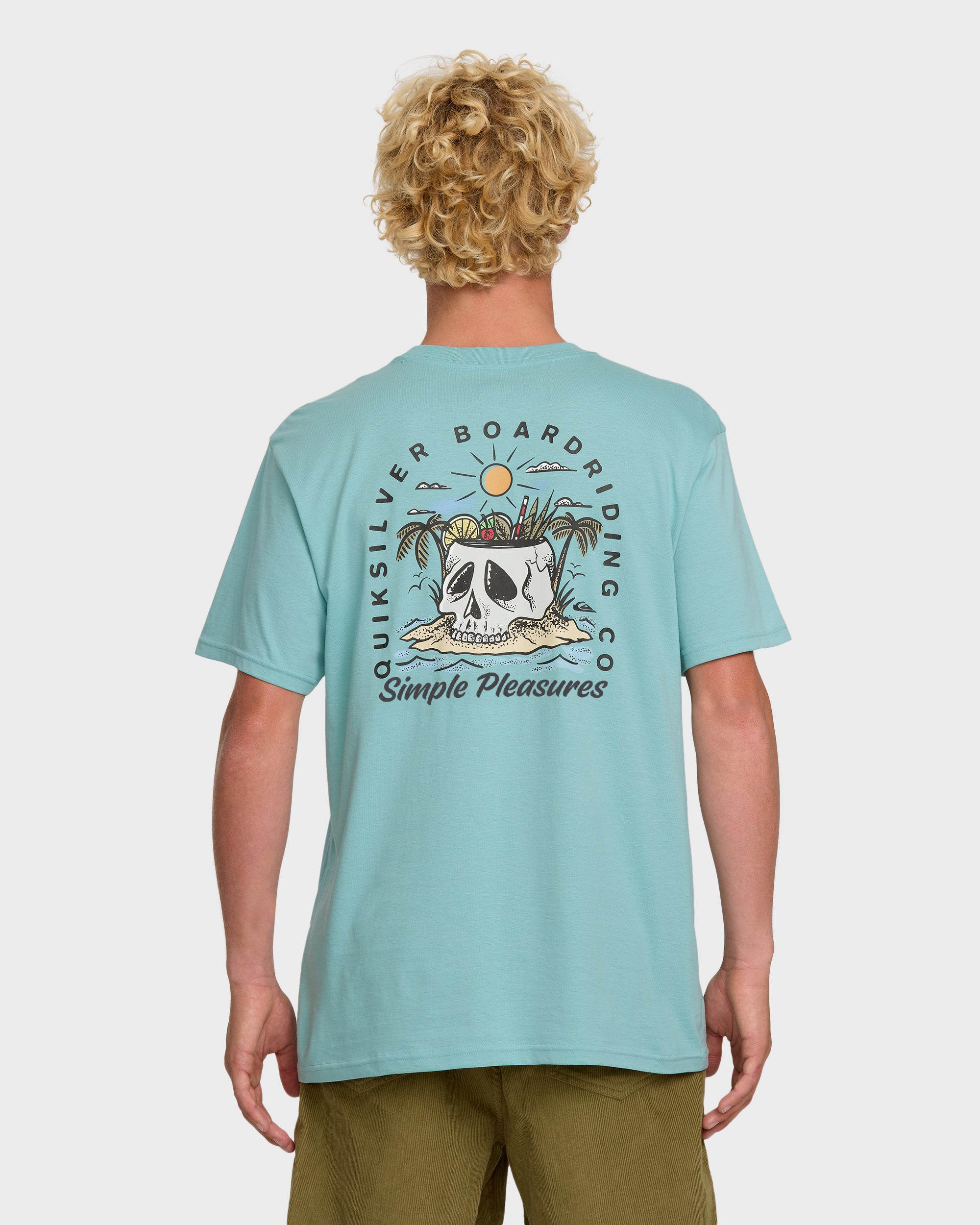 Simple Pleasures T-Shirt - Jade Gray - Image 2