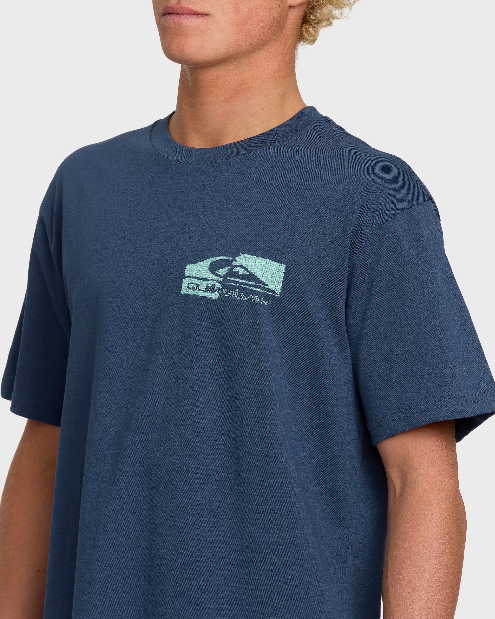 Torn T-Shirt - Navy - Image 5