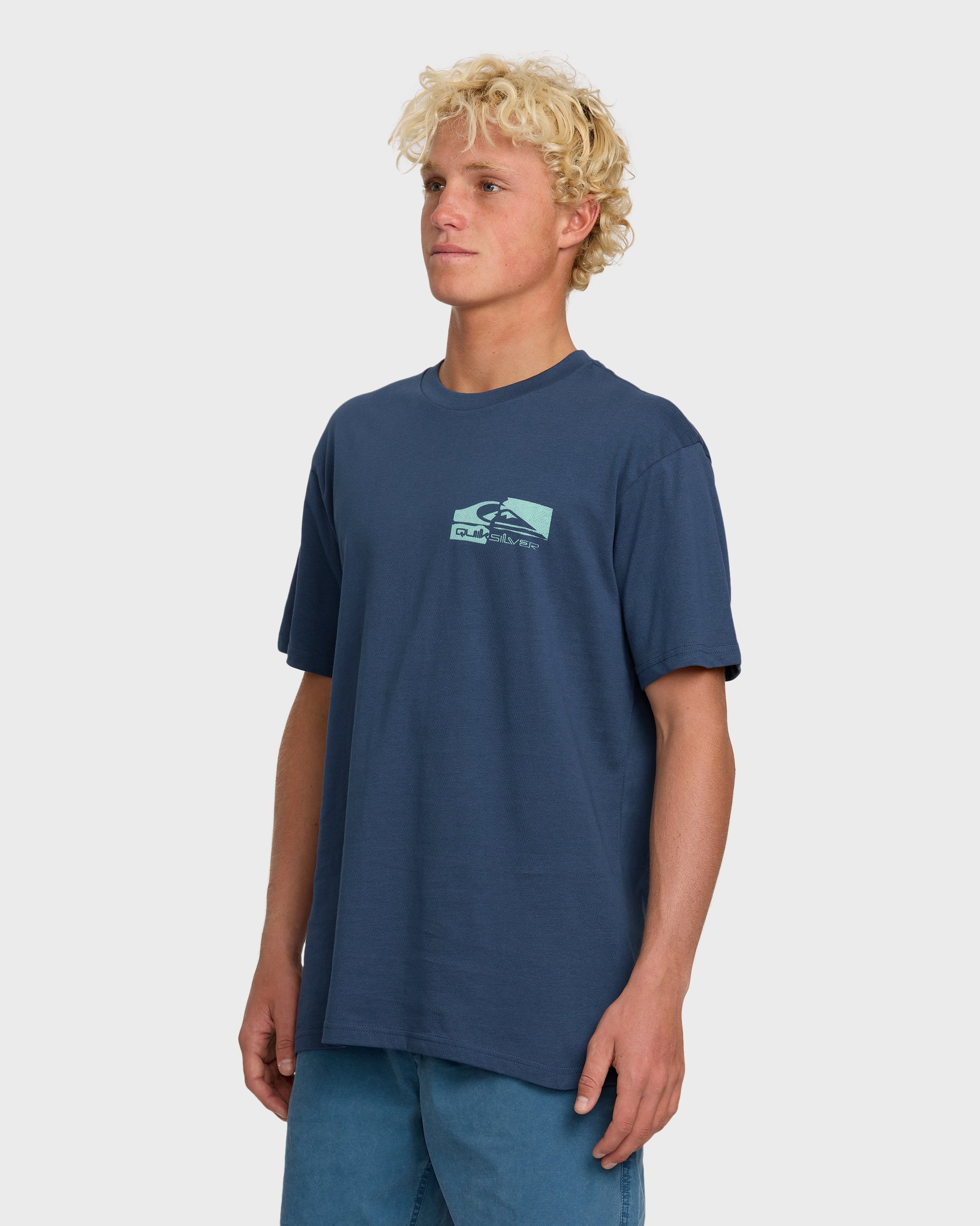 Torn T-Shirt - Navy - Image 3