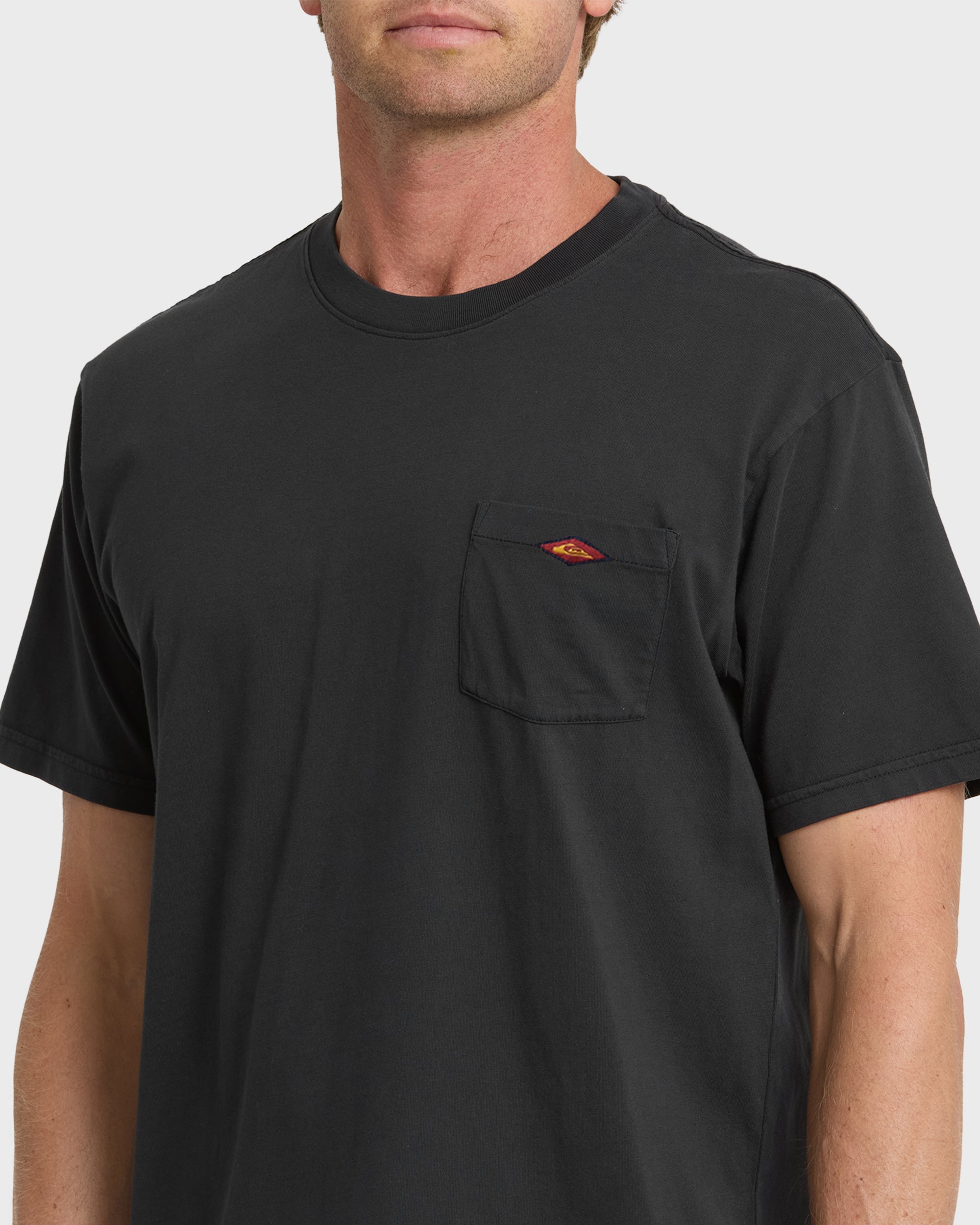 Saltwater Pocket Tee - Black - Image 6