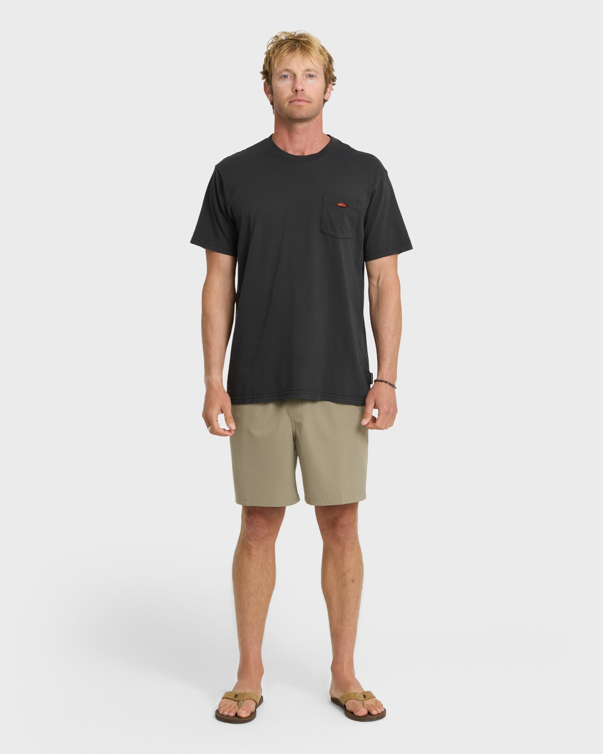Saltwater Pocket Tee - Black - Image 4