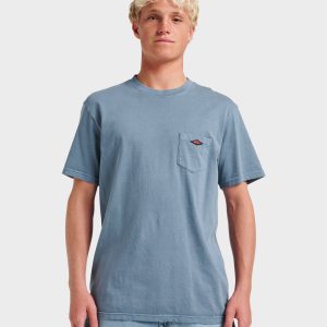 Saltwater Pocket Tee - China Blue