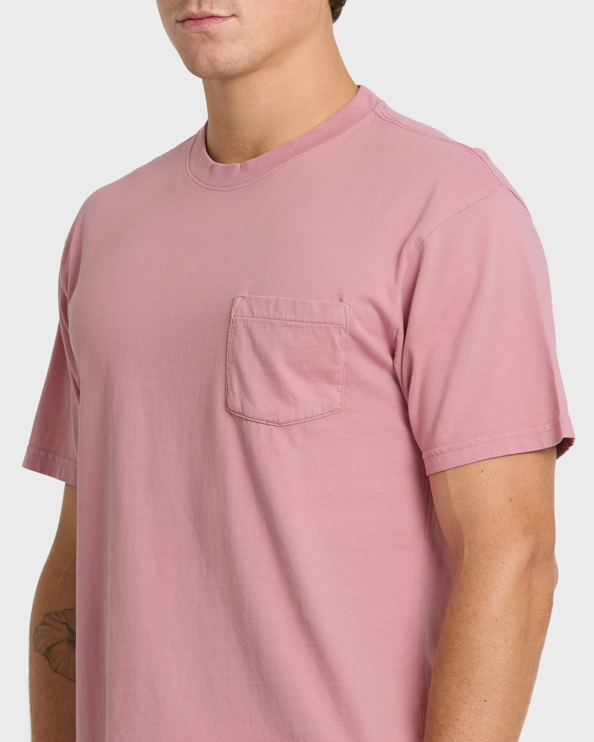 Saltwater Pocket Tee - Dusty Rose - Image 5