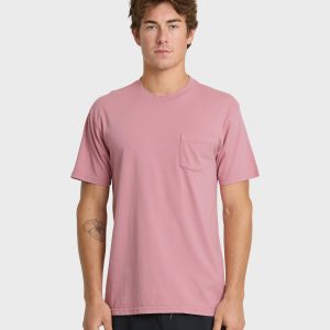 Saltwater Pocket Tee - Dusty Rose