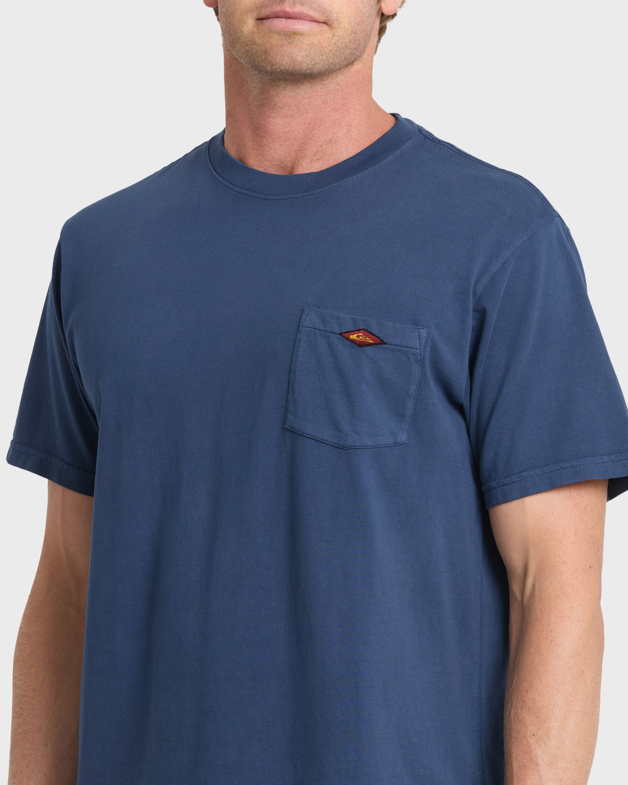 Saltwater Pocket Tee - Navy - Image 4
