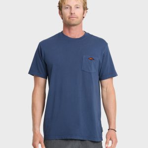 Saltwater Pocket Tee - Navy