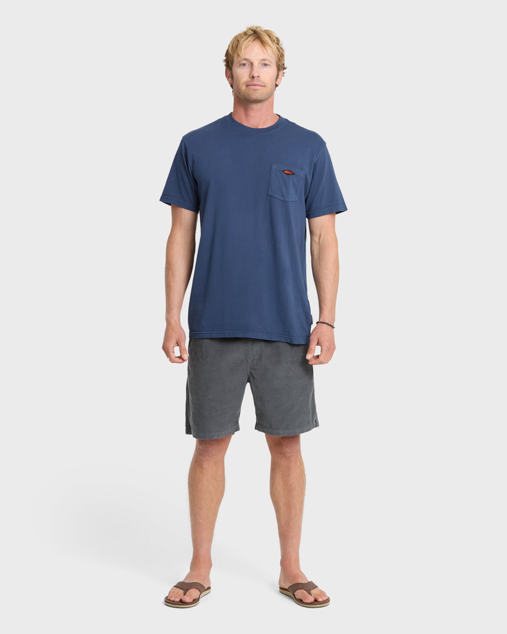 Saltwater Pocket Tee - Navy - Image 5