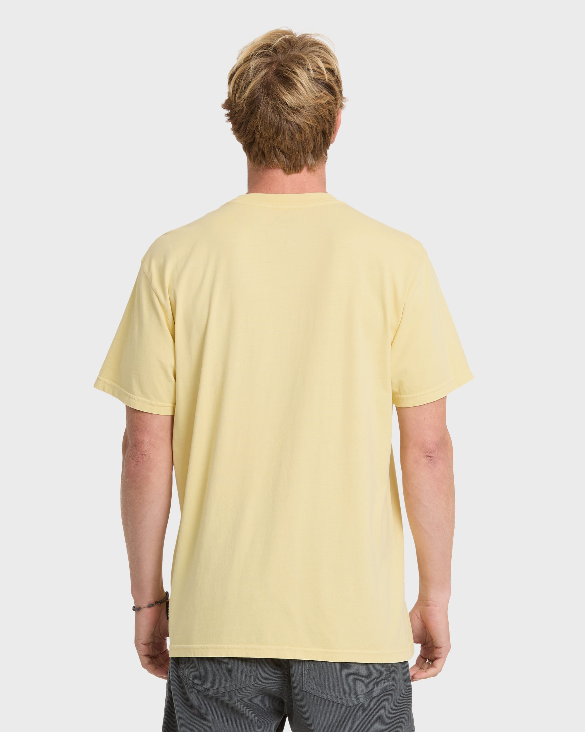 Saltwater Pocket Tee - Pale Yellow - Image 2