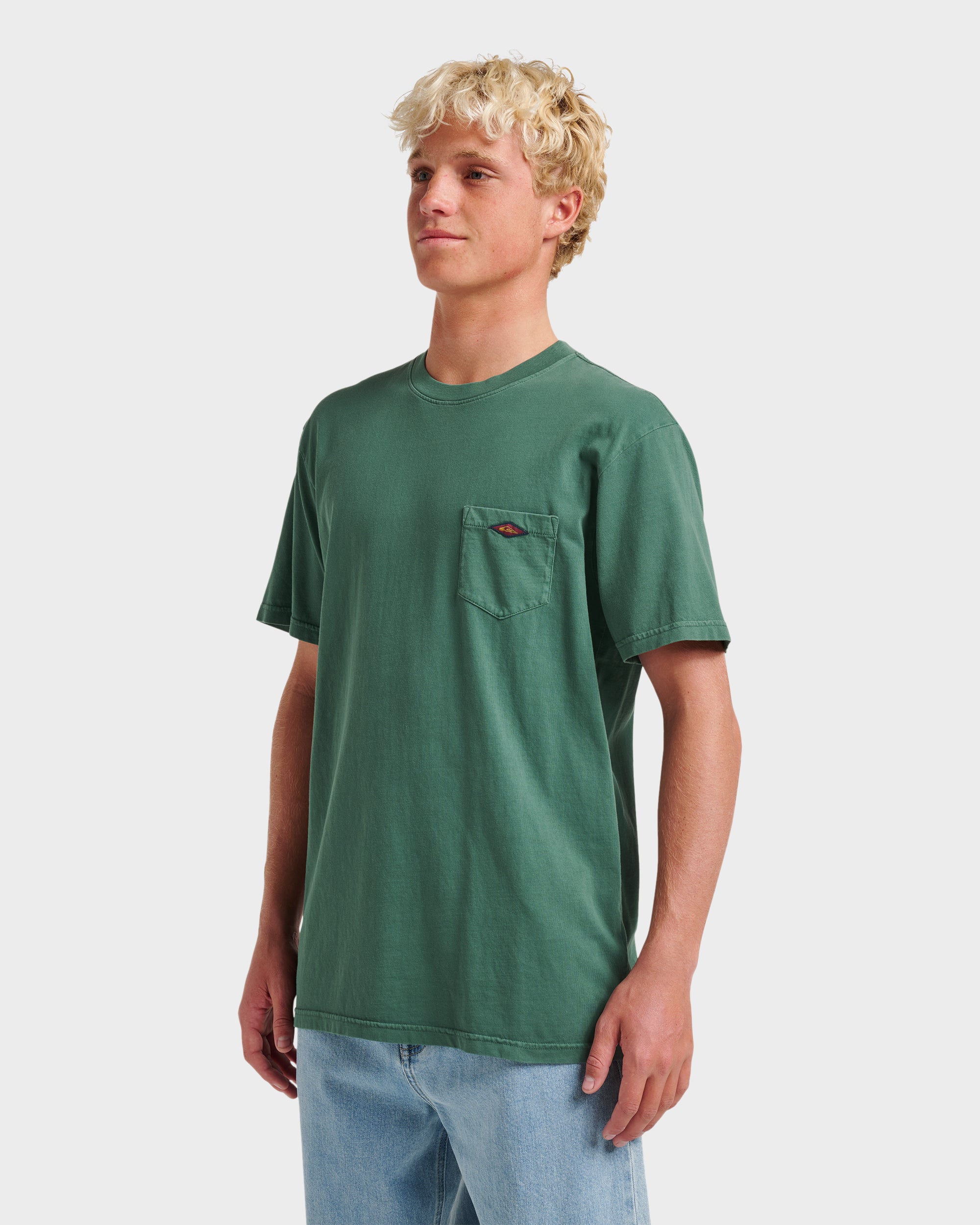 Saltwater Pocket Tee - Trekking Green - Image 3