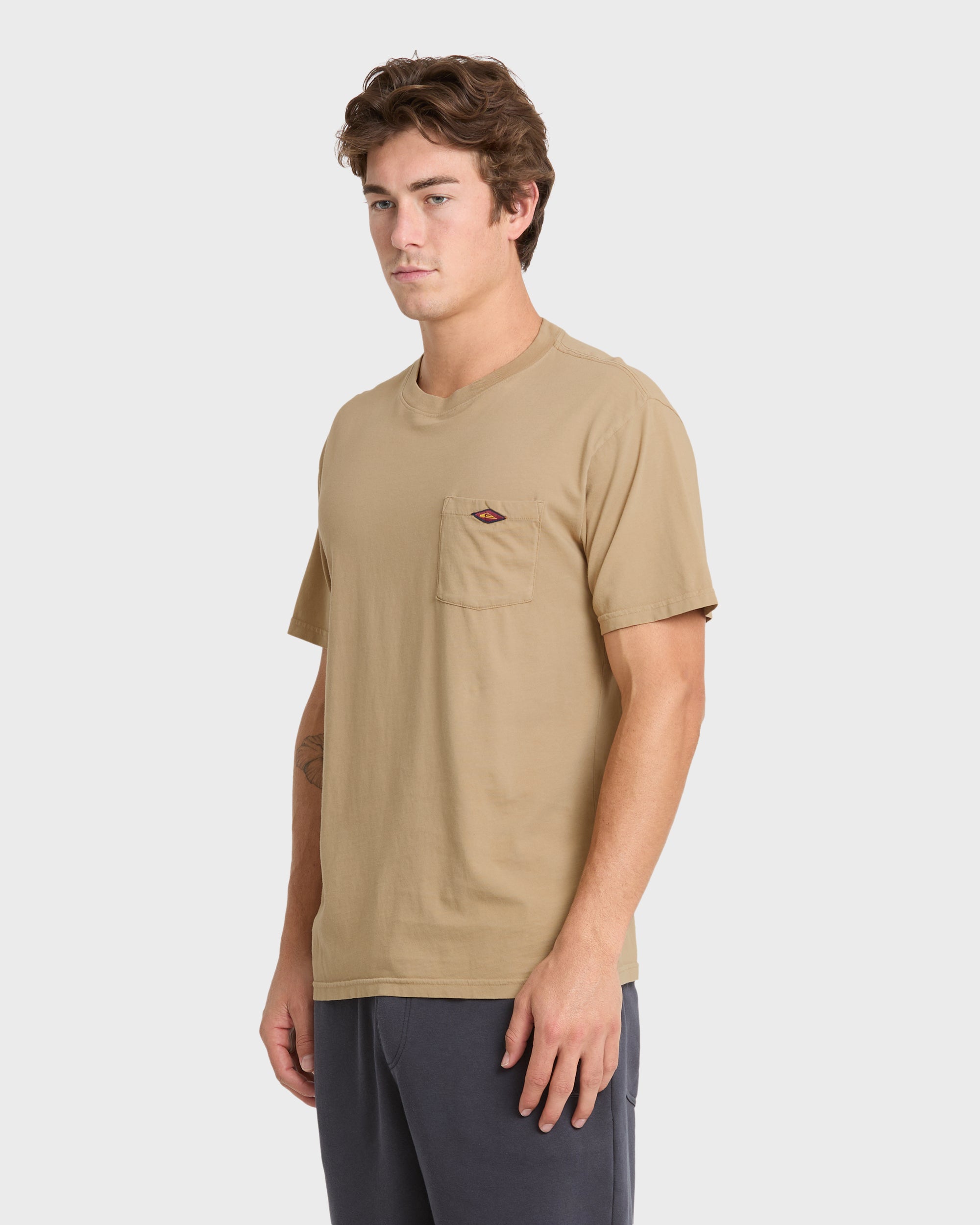 Saltwater Pocket Tee - Elmwood - Image 4
