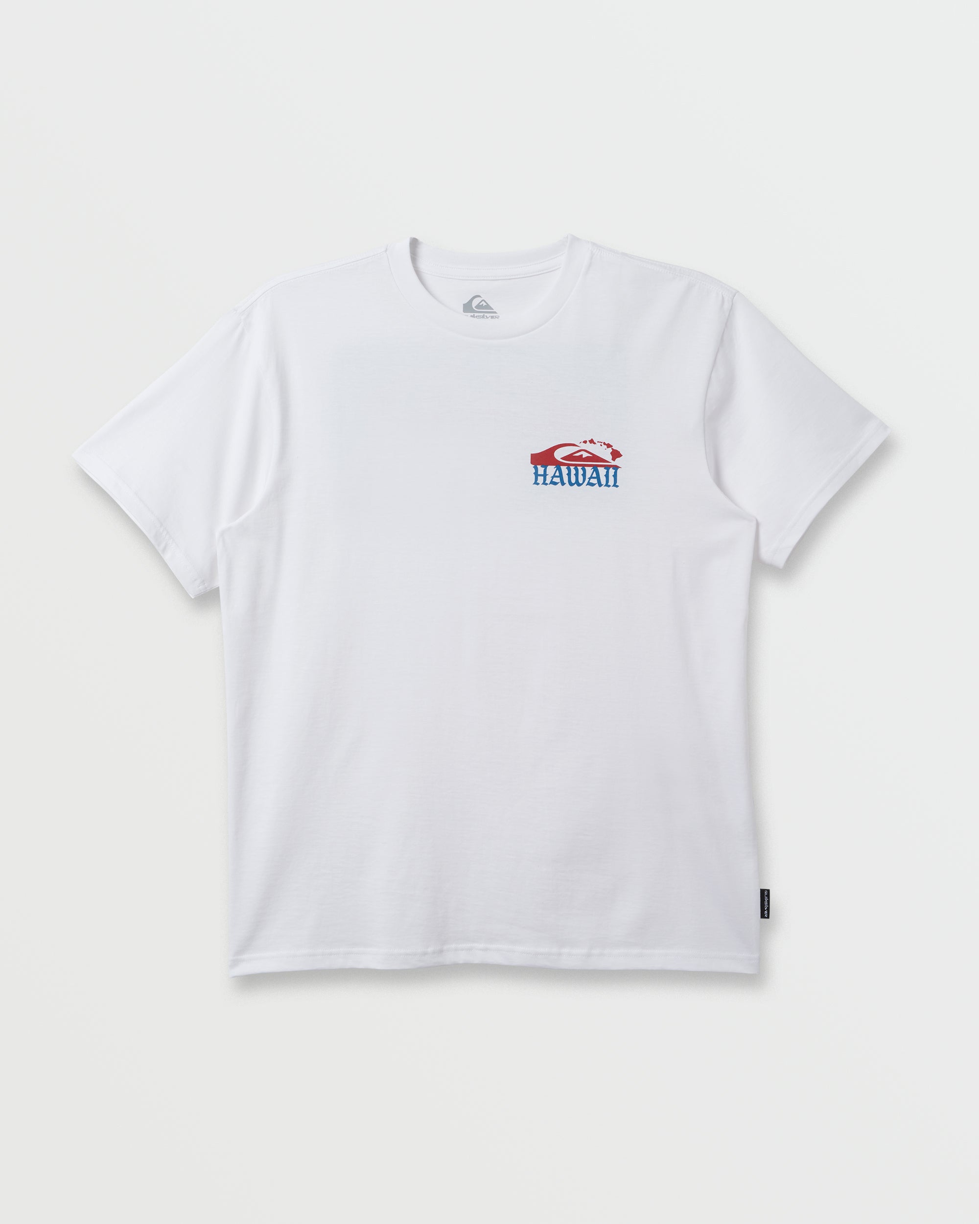 Hawaii Island Print T-Shirt - White