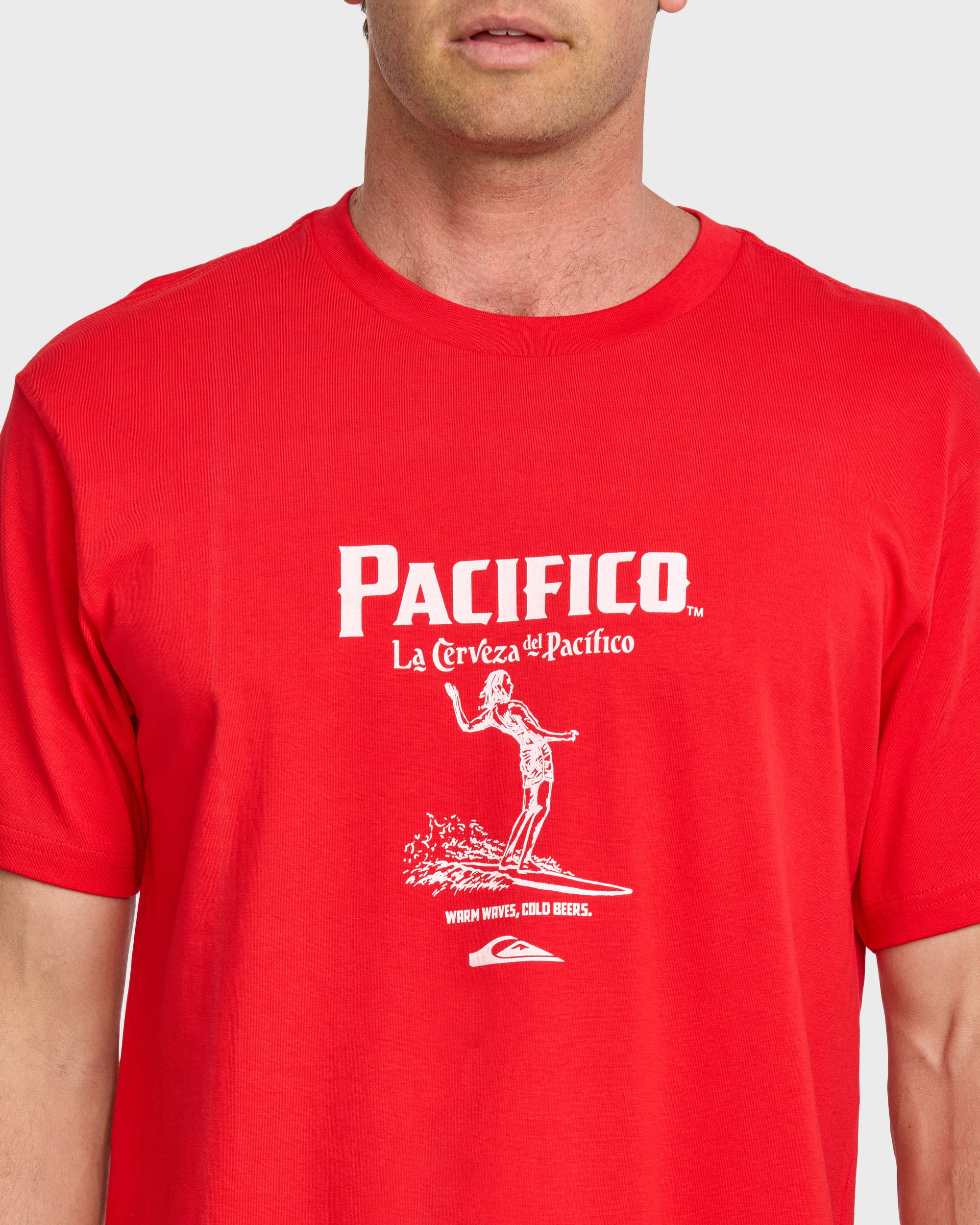 Quiksilver x Pacifico Baja Arch T-Shirt - Red - Image 8