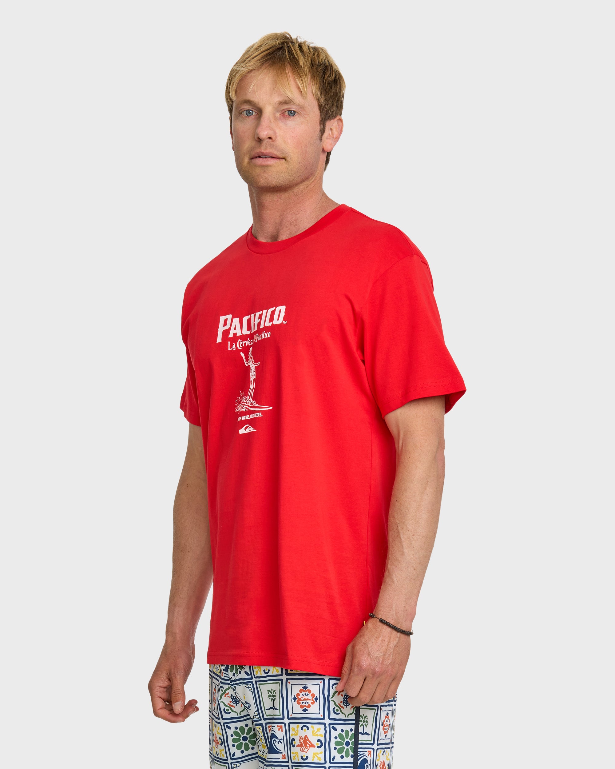 Quiksilver x Pacifico Baja Arch T-Shirt - Red - Image 7