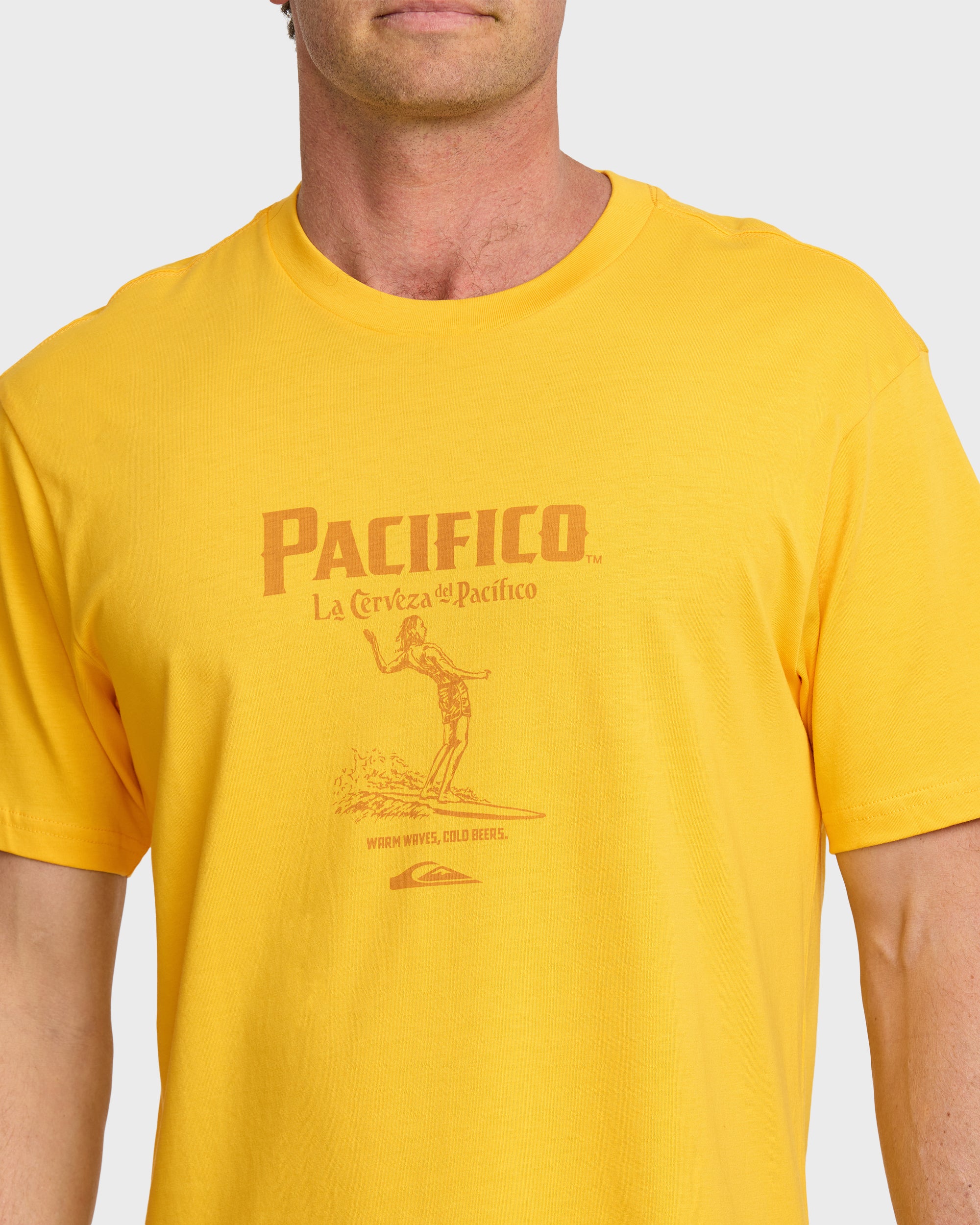Quiksilver x Pacifico Baja Arch T-Shirt - Sunshine - Image 8