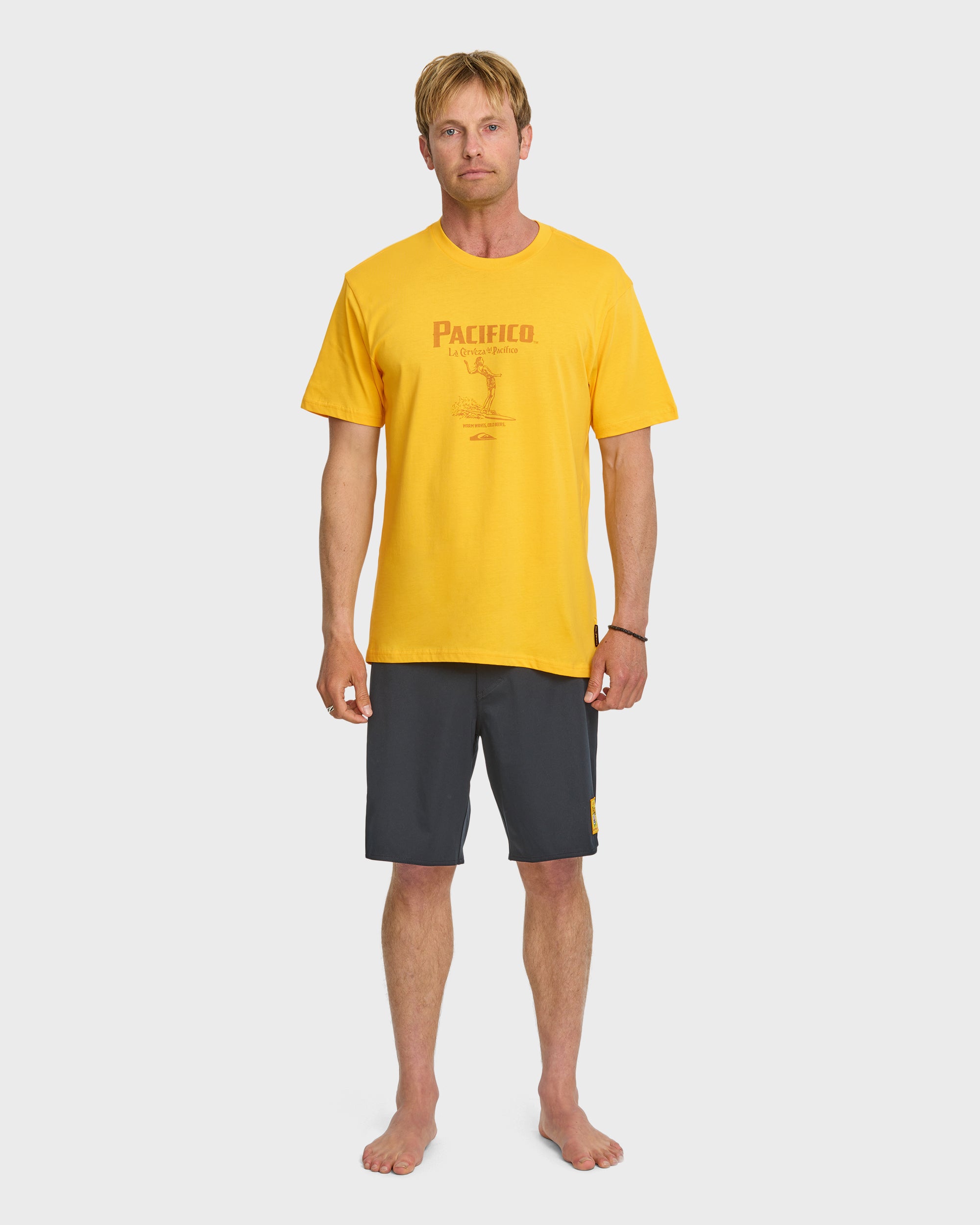 Quiksilver x Pacifico Baja Arch T-Shirt - Sunshine - Image 6