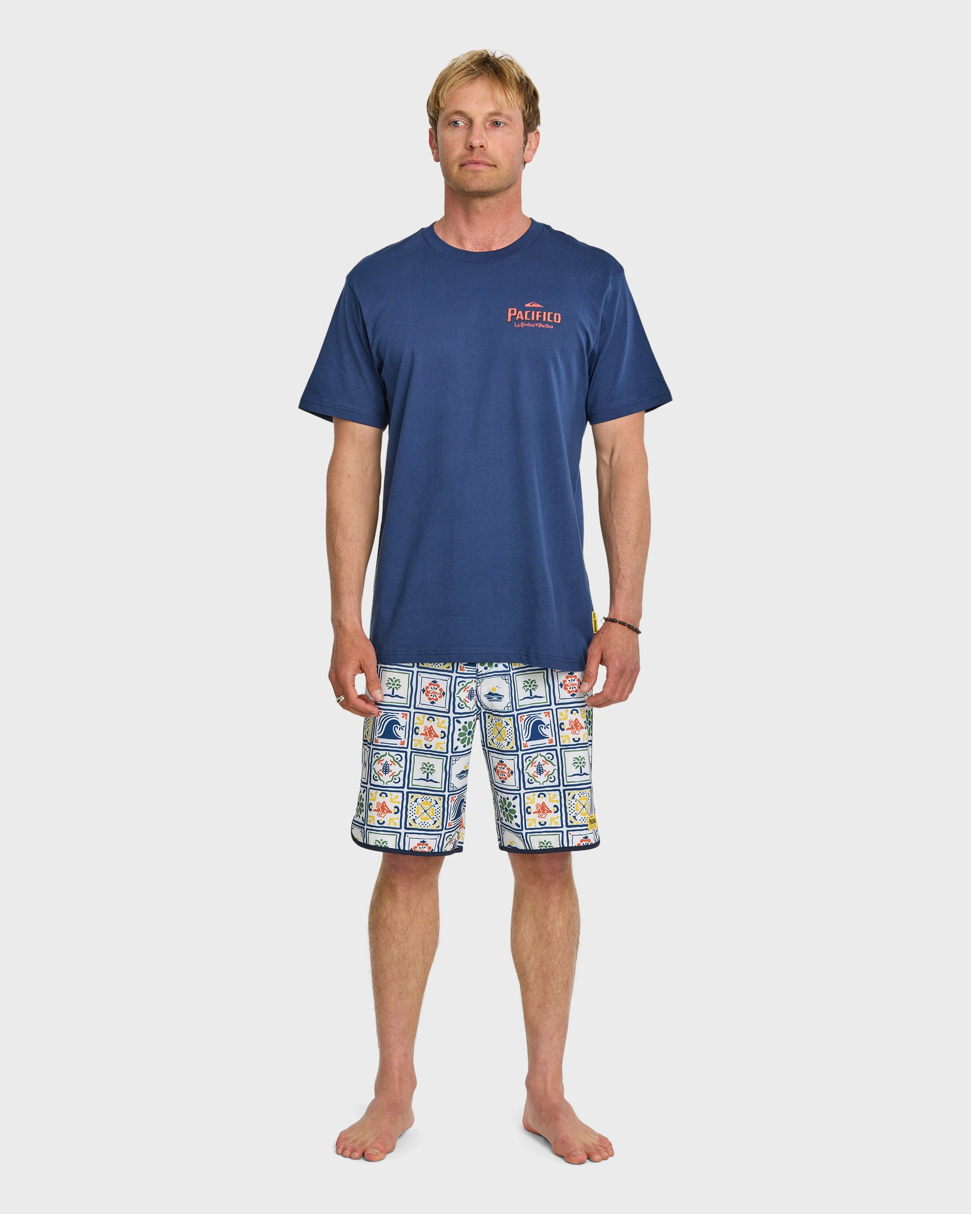 Quiksilver x Pacifico Search For Beauty T-Shirt - Navy - Image 6