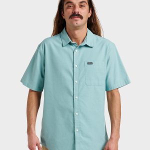 Shoreline Classic Short Sleeve Shirt - Dusty Turquoise