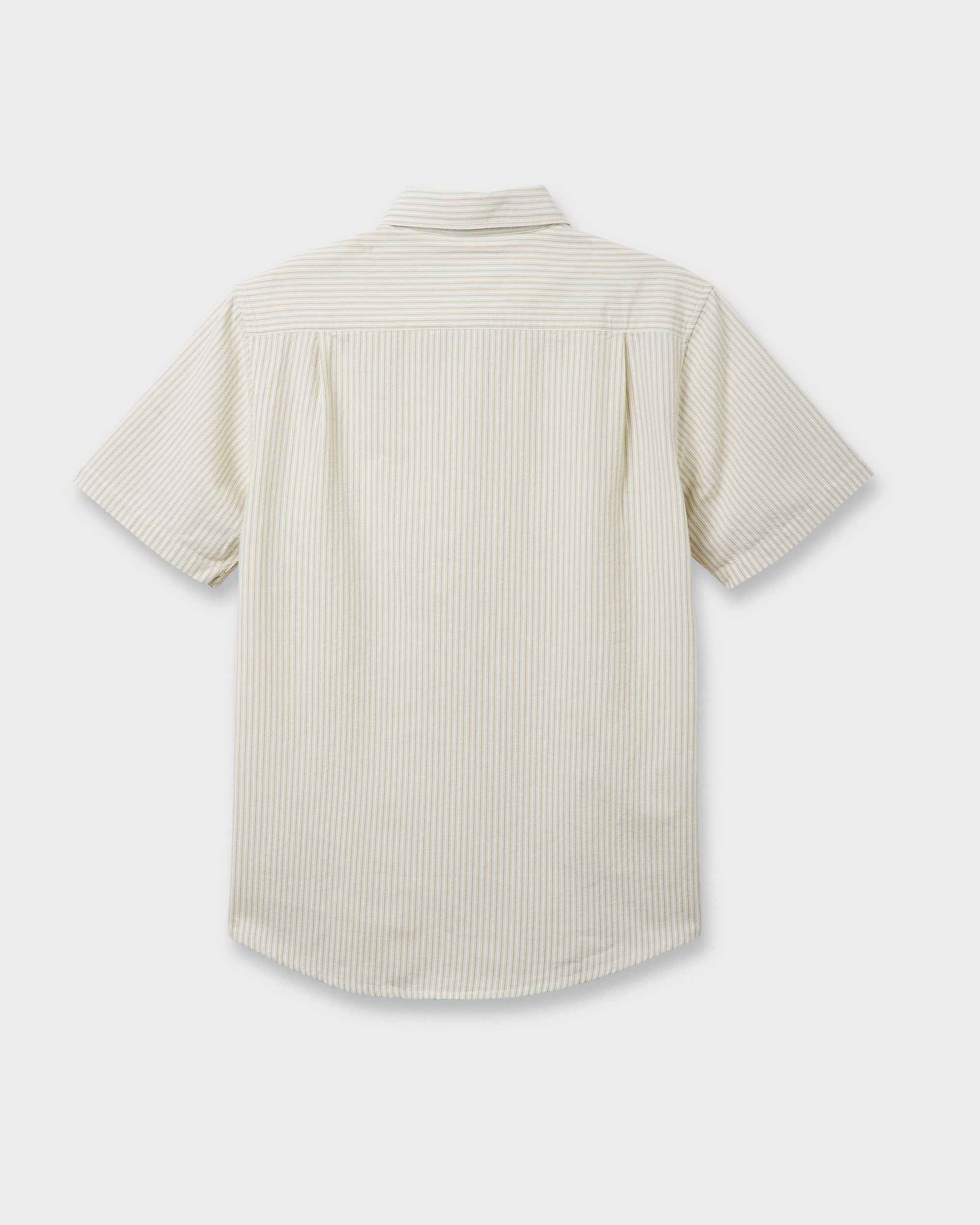 Oxford Stripe Classic Short Sleeve Shirt - Moonstruck - Image 6