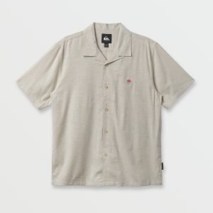 Flecky Island Short Sleeve Shirt - Silver Birch