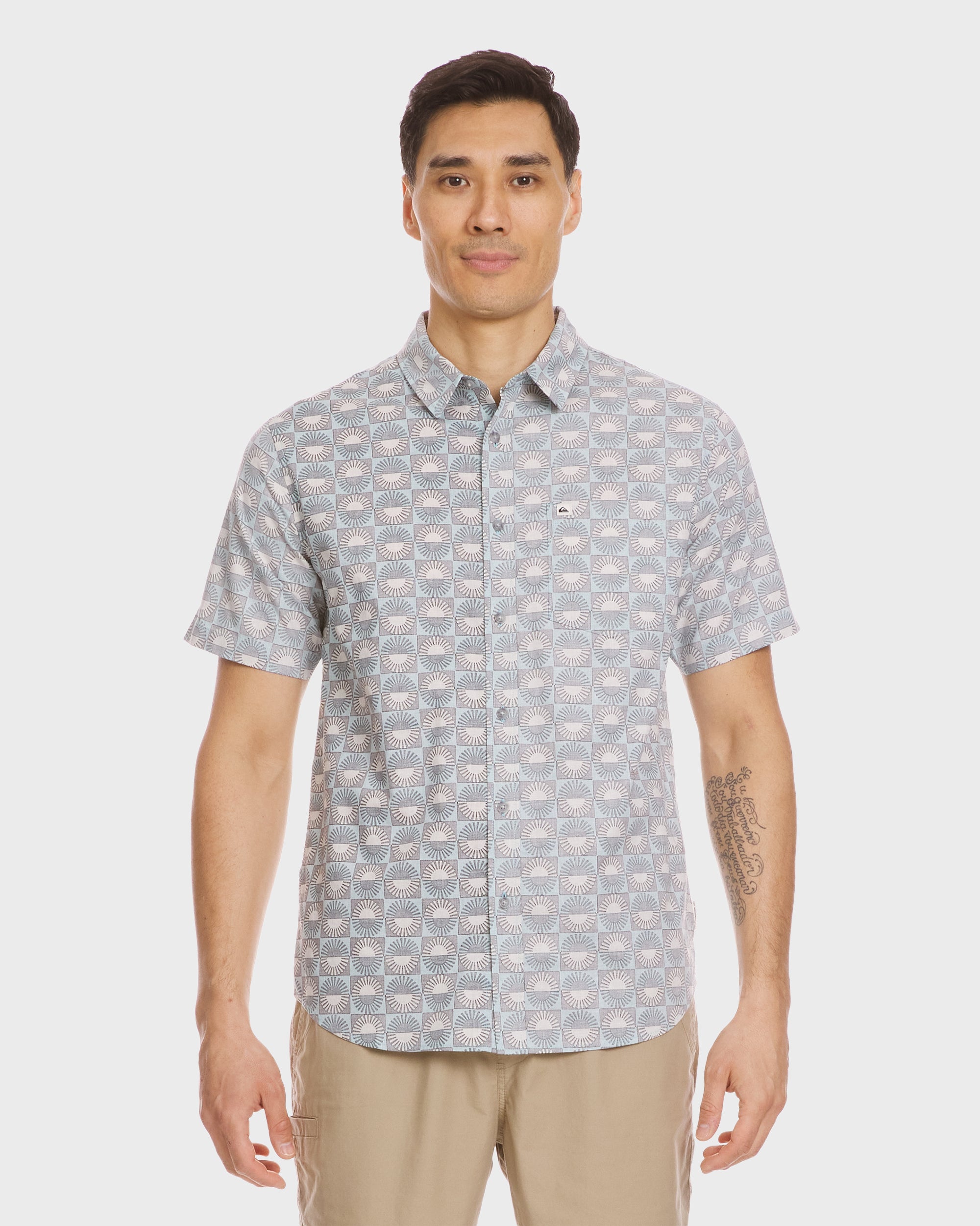 Florever Classic Short Sleeve Shirt - Jade Grey