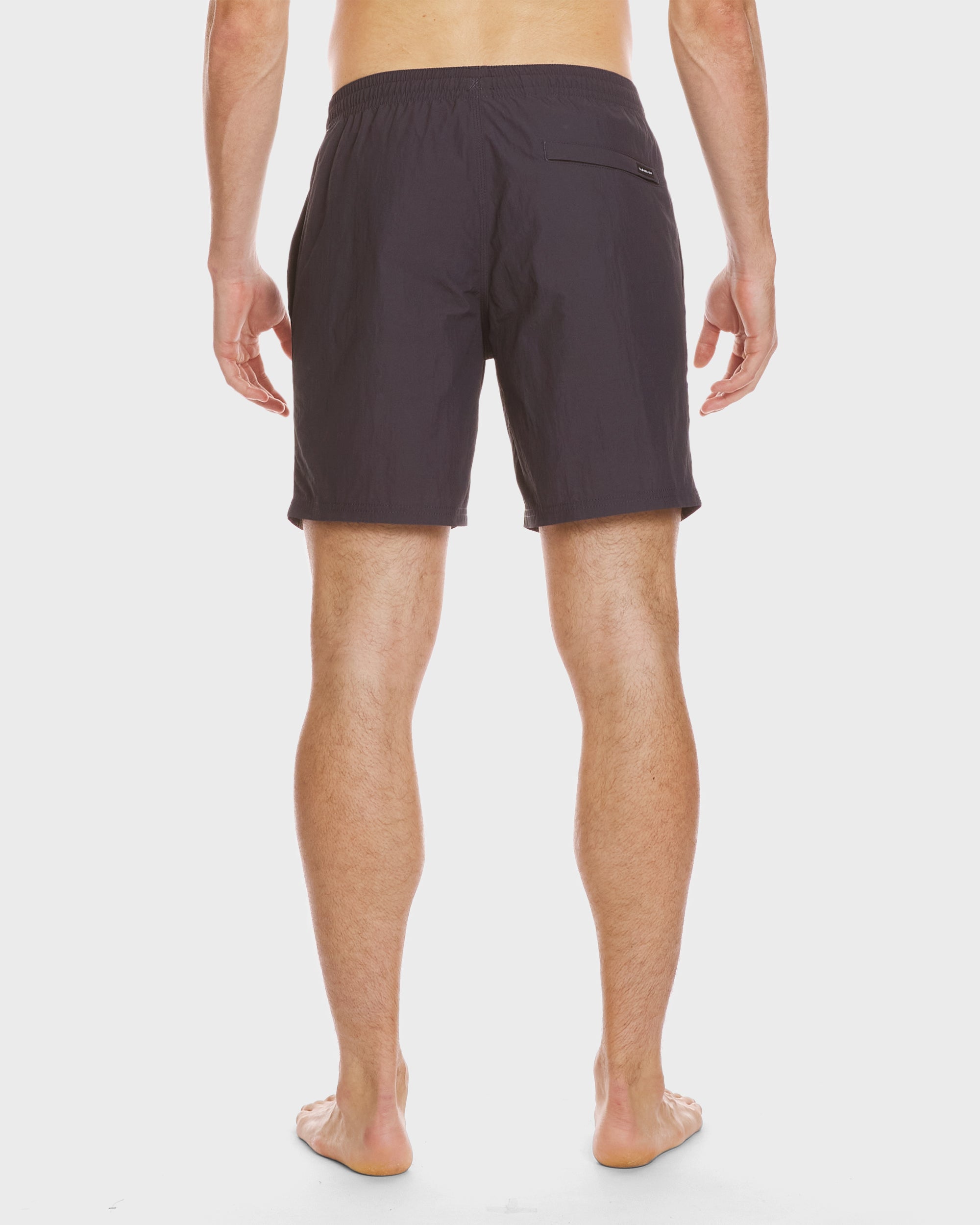 Nylon 18 Swim Trunks - Black - Image 2