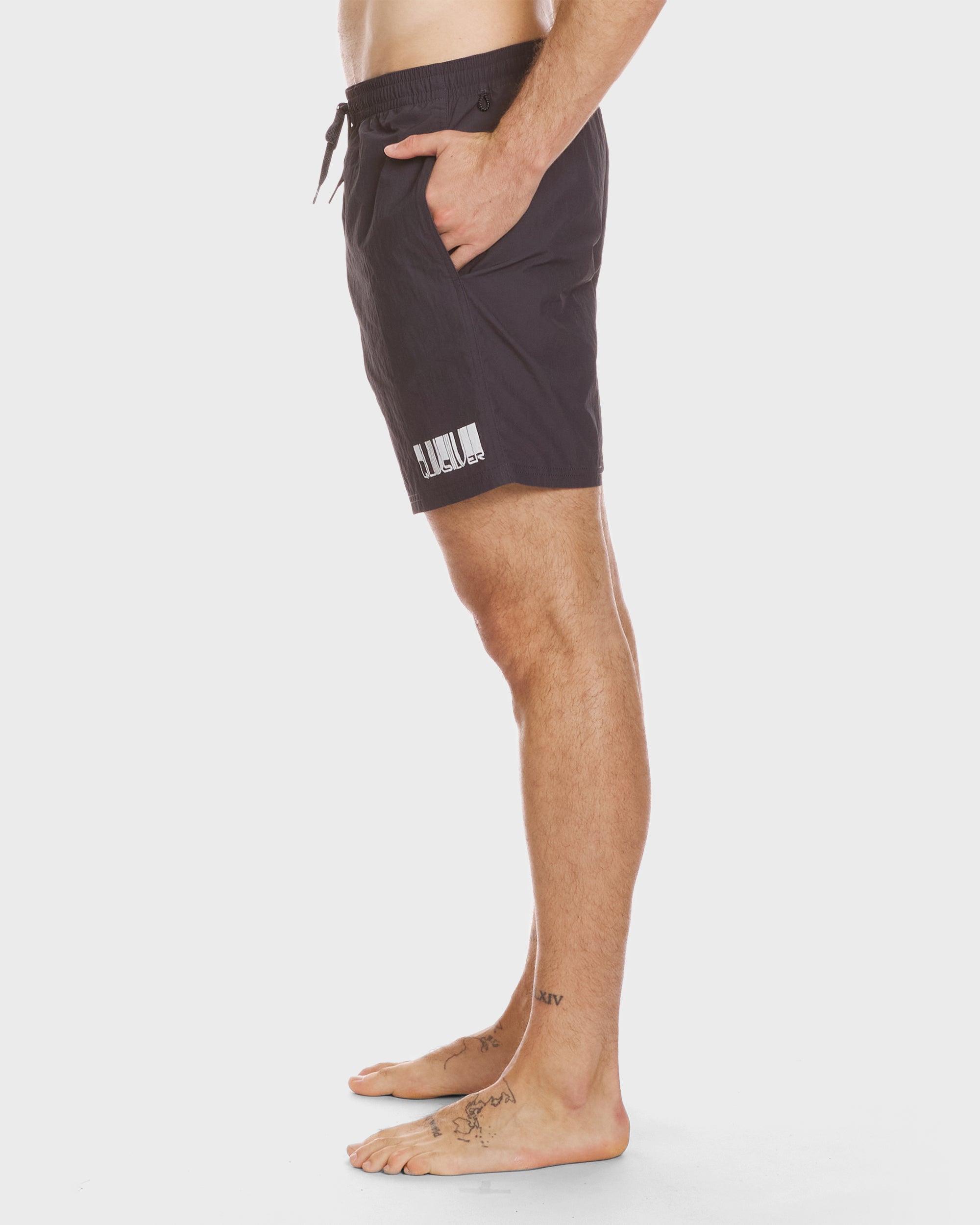 Nylon 18 Swim Trunks - Black - Image 4