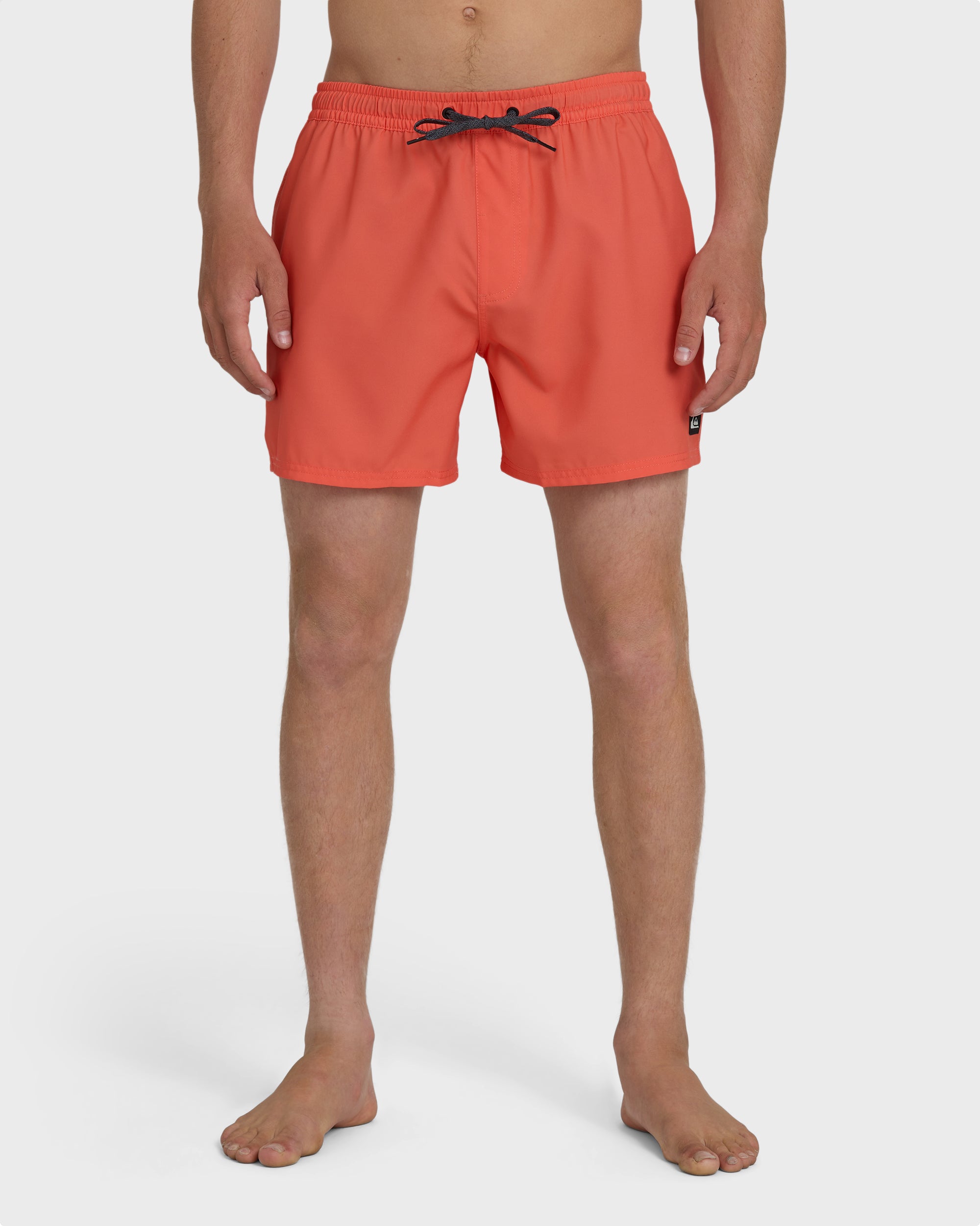 Everyday Solid 15 Swim Trunks - Hot Coral