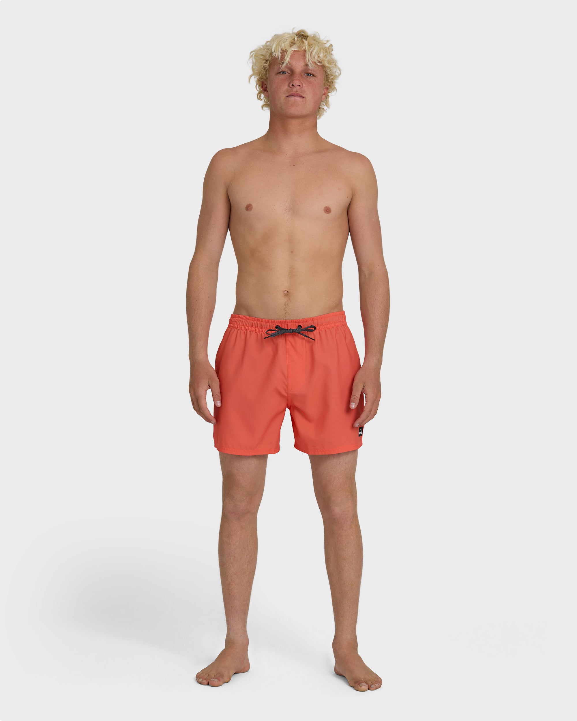 Everyday Solid 15 Swim Trunks - Hot Coral - Image 3