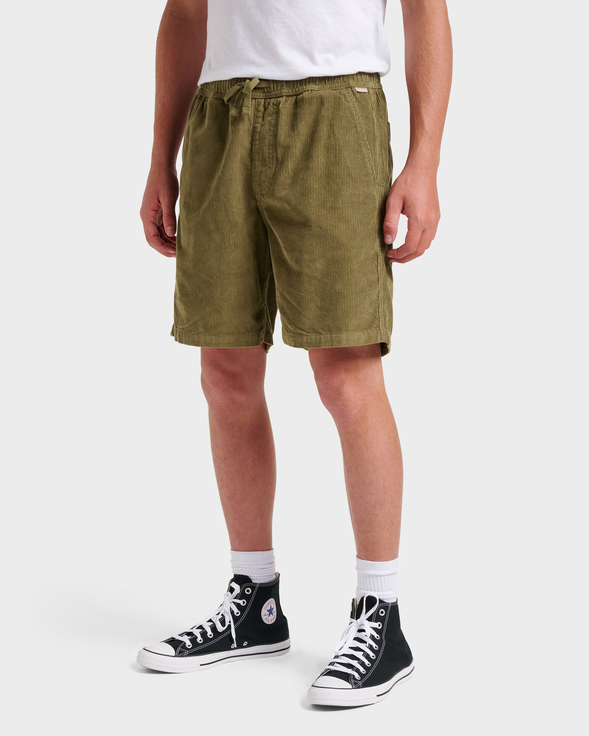 Taxer Corduroy Shorts - Aloe - Image 2