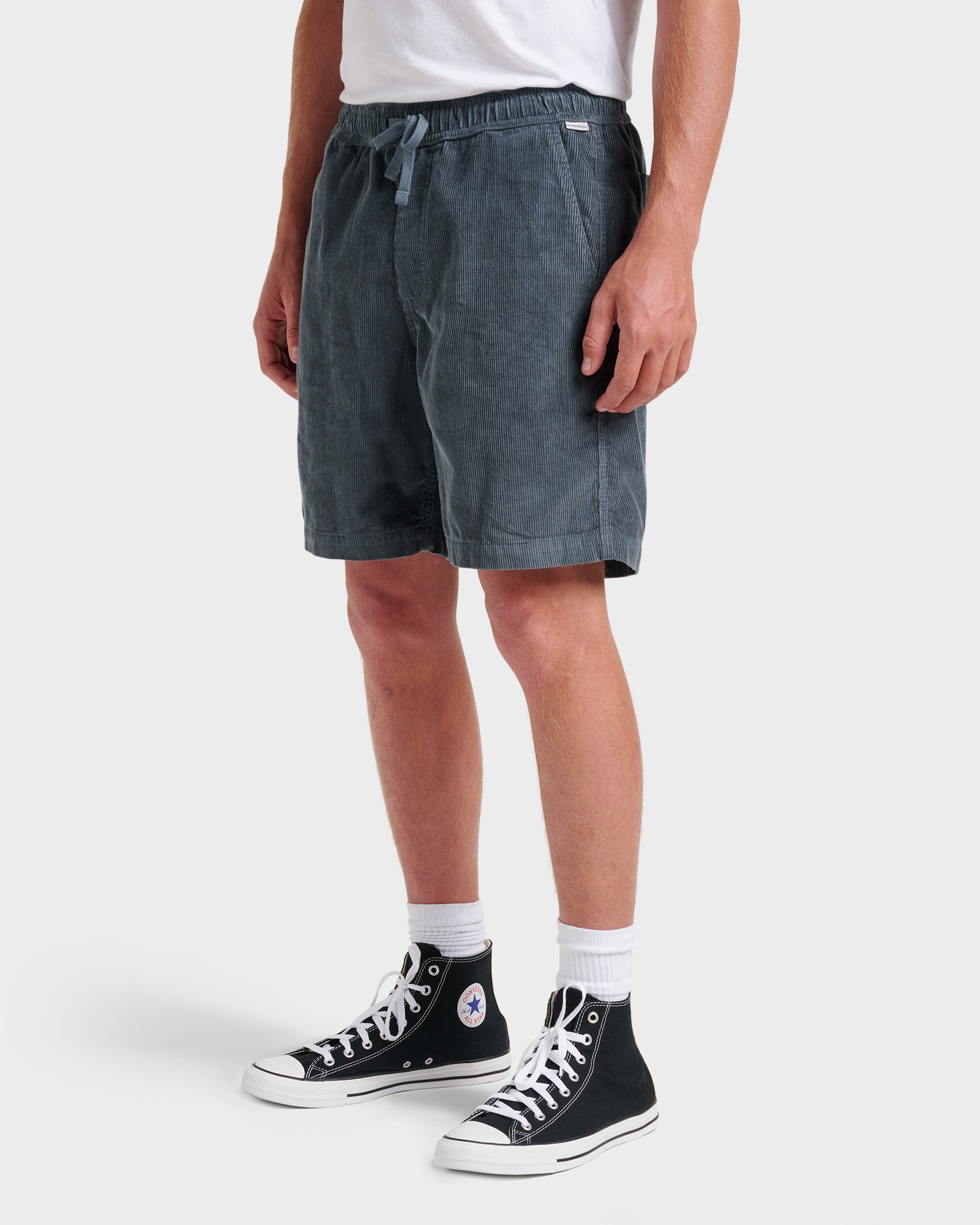Taxer Corduroy Shorts - Granite Gray - Image 3