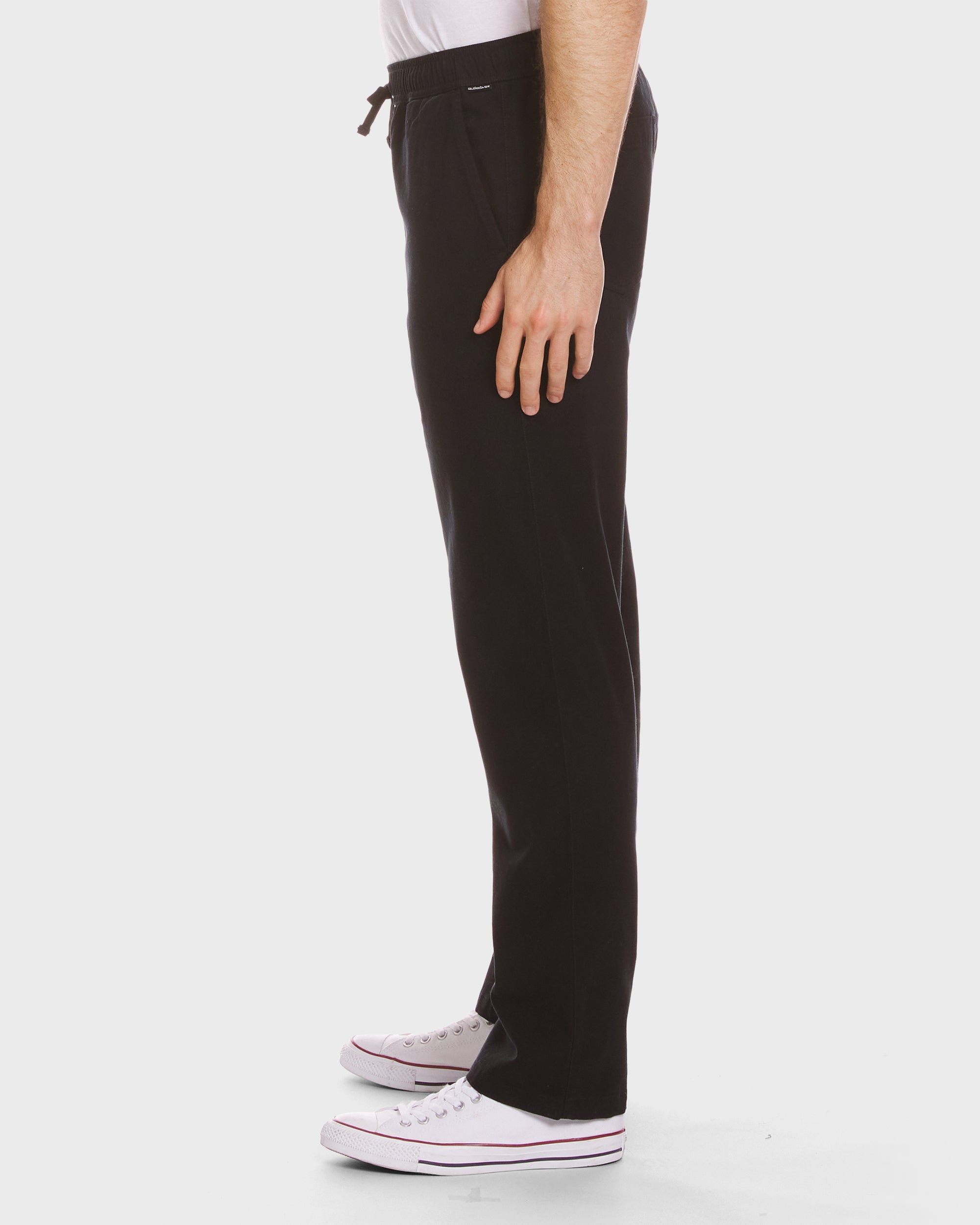 Stretch Canvas Beach Pants - Black - Image 6