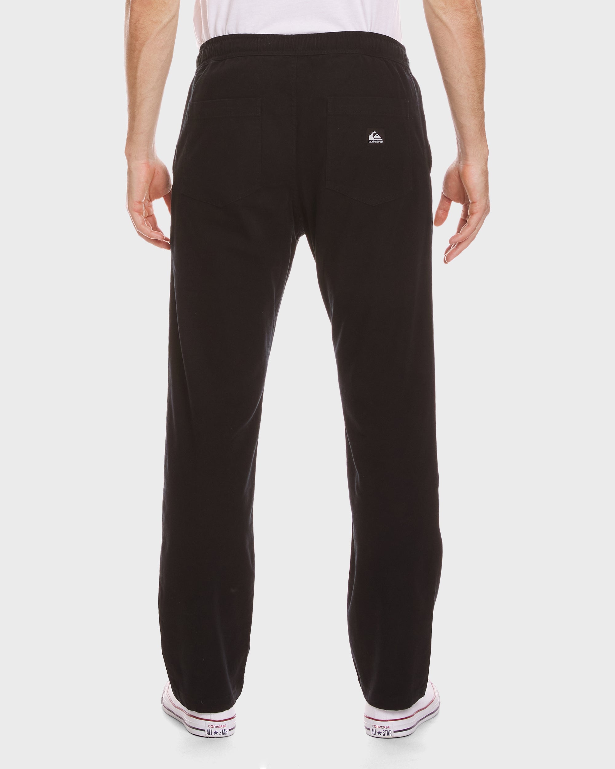 Stretch Canvas Beach Pants - Black - Image 4