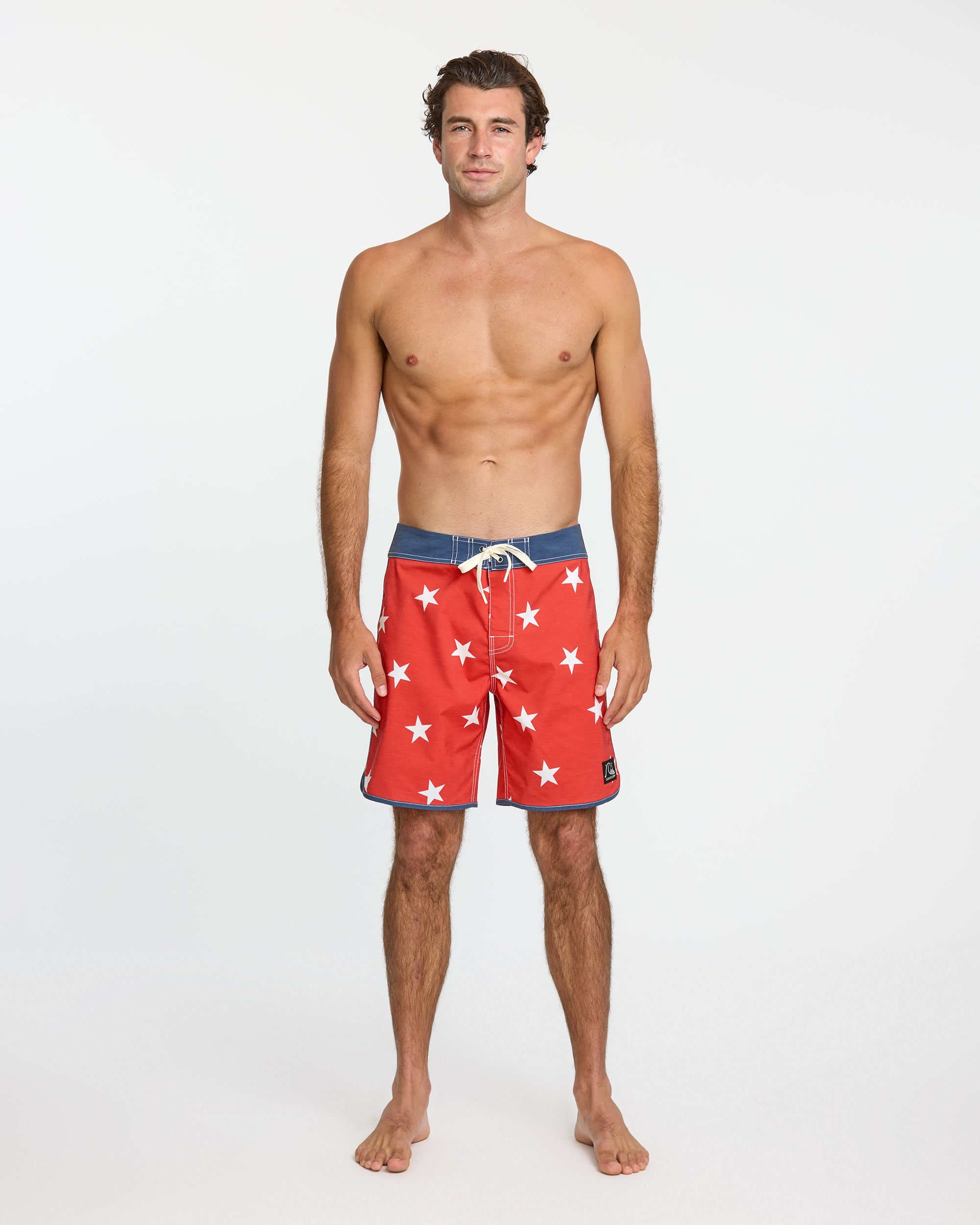 Original Stars 18 Boardshorts - High Risk Red - Image 3