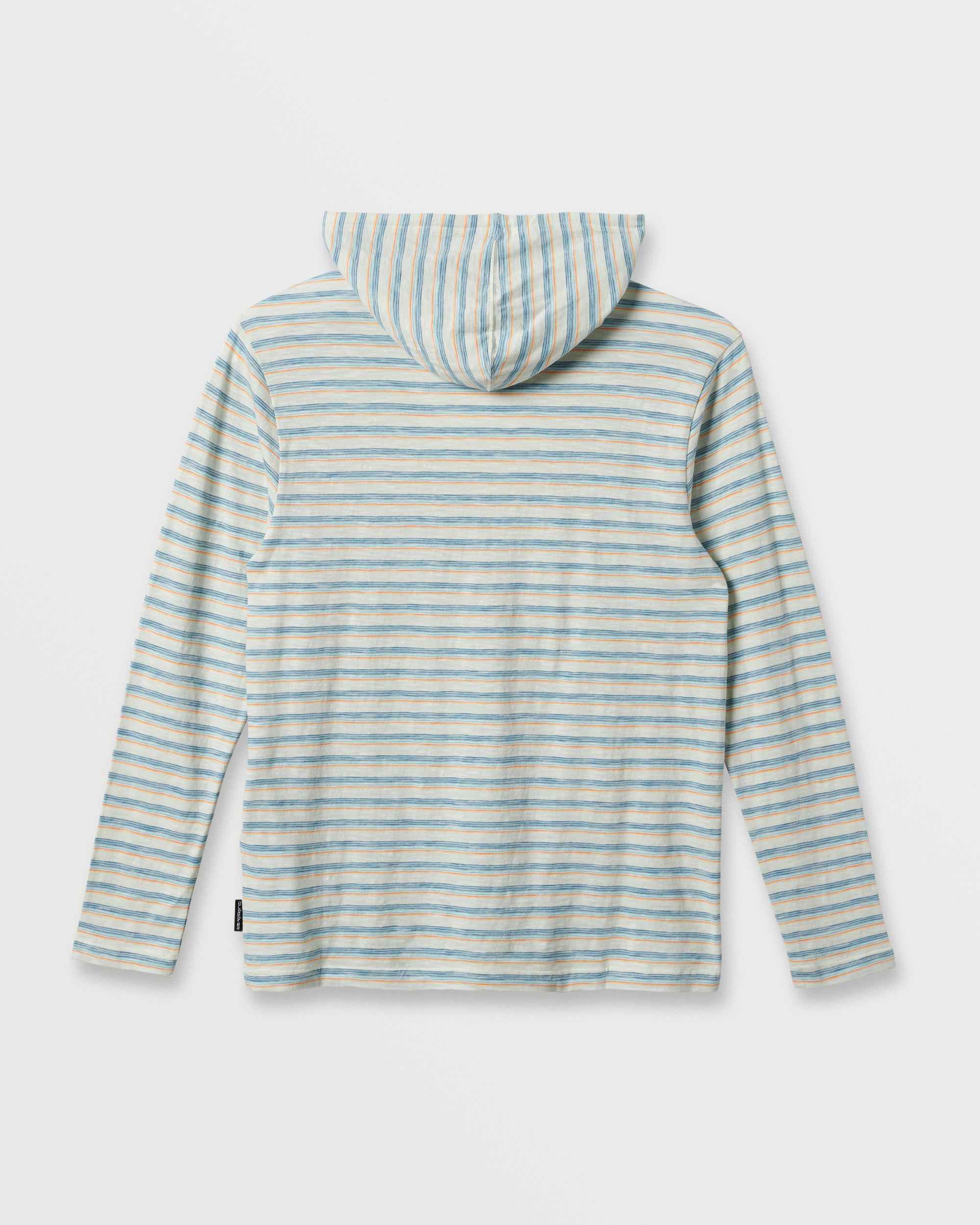 Slub Stripe Hooded Top - Off White - Image 2