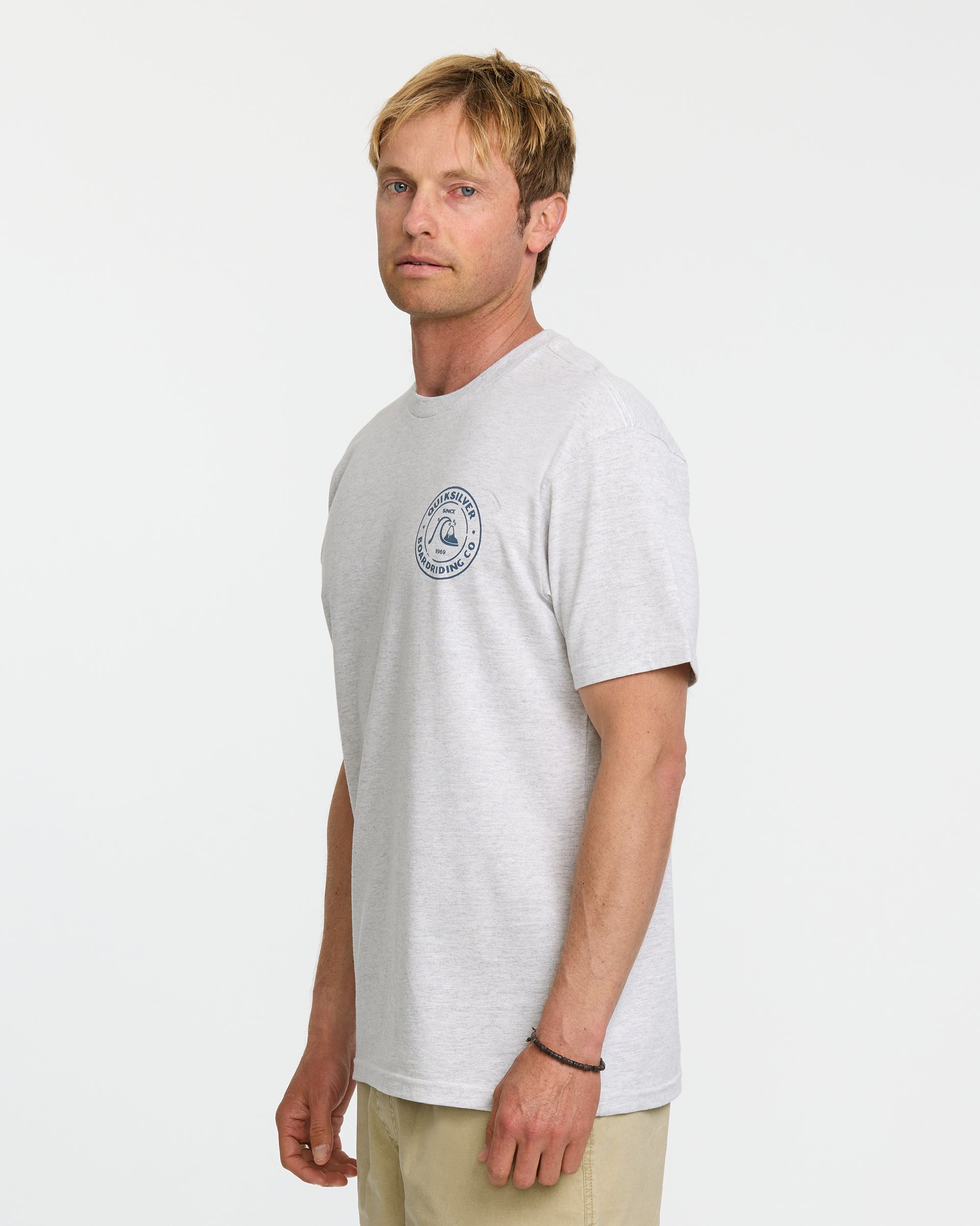Bubbles T-Shirt - Silver White Heather - Image 4