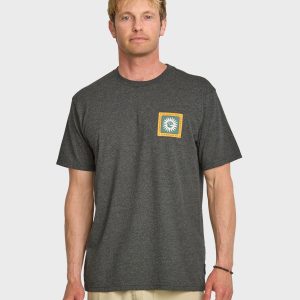Sun Roots Organic Heather T-Shirt - Silver White Heather