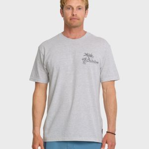 Tropics T-Shirt - Silver White Heather