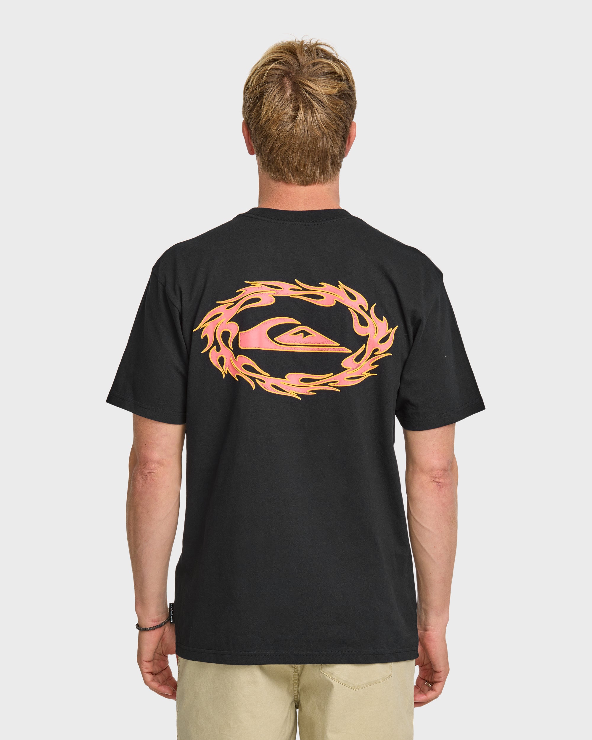 Oval Torch T-Shirt - Black - Image 2