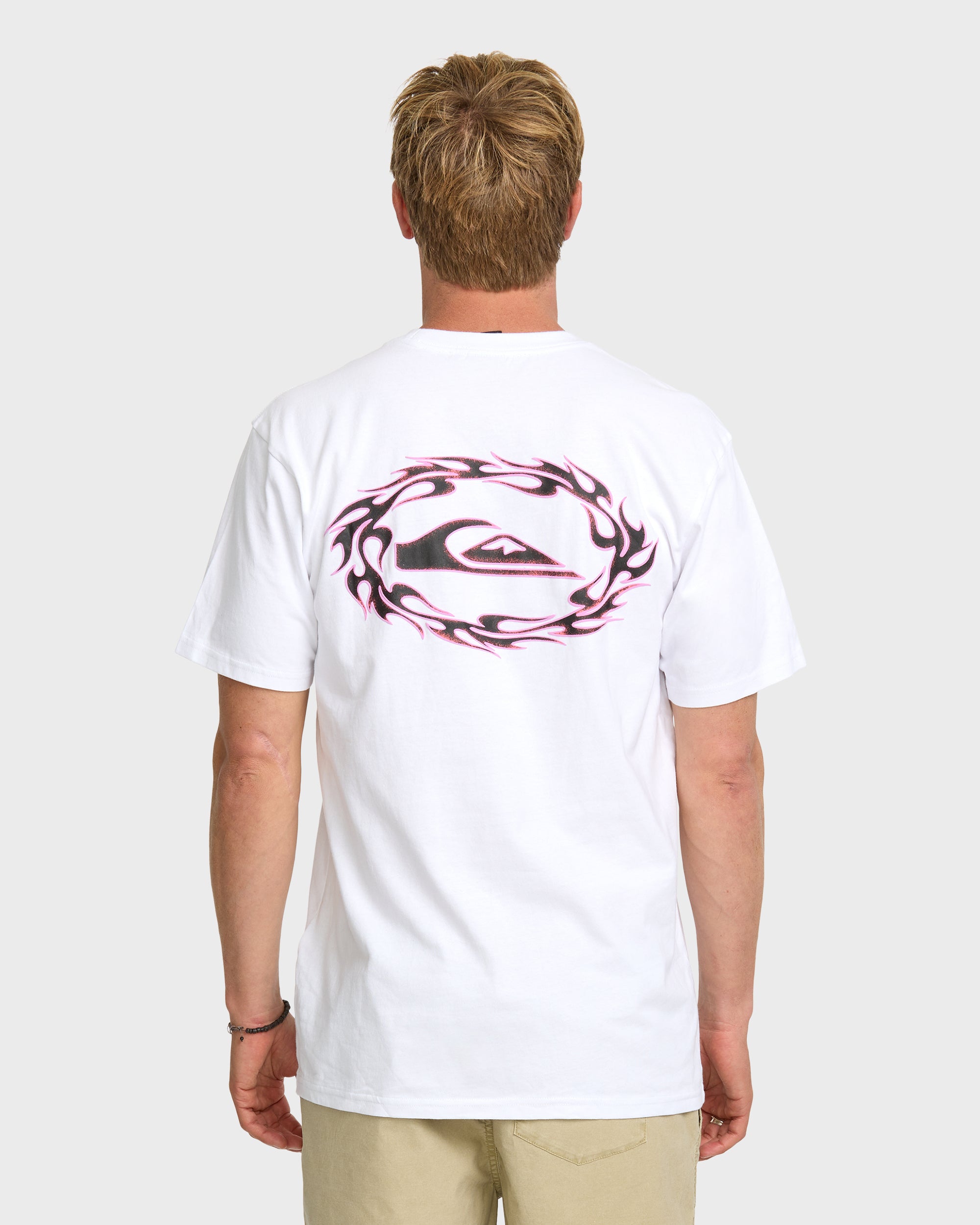 Oval Torch T-Shirt - White - Image 2