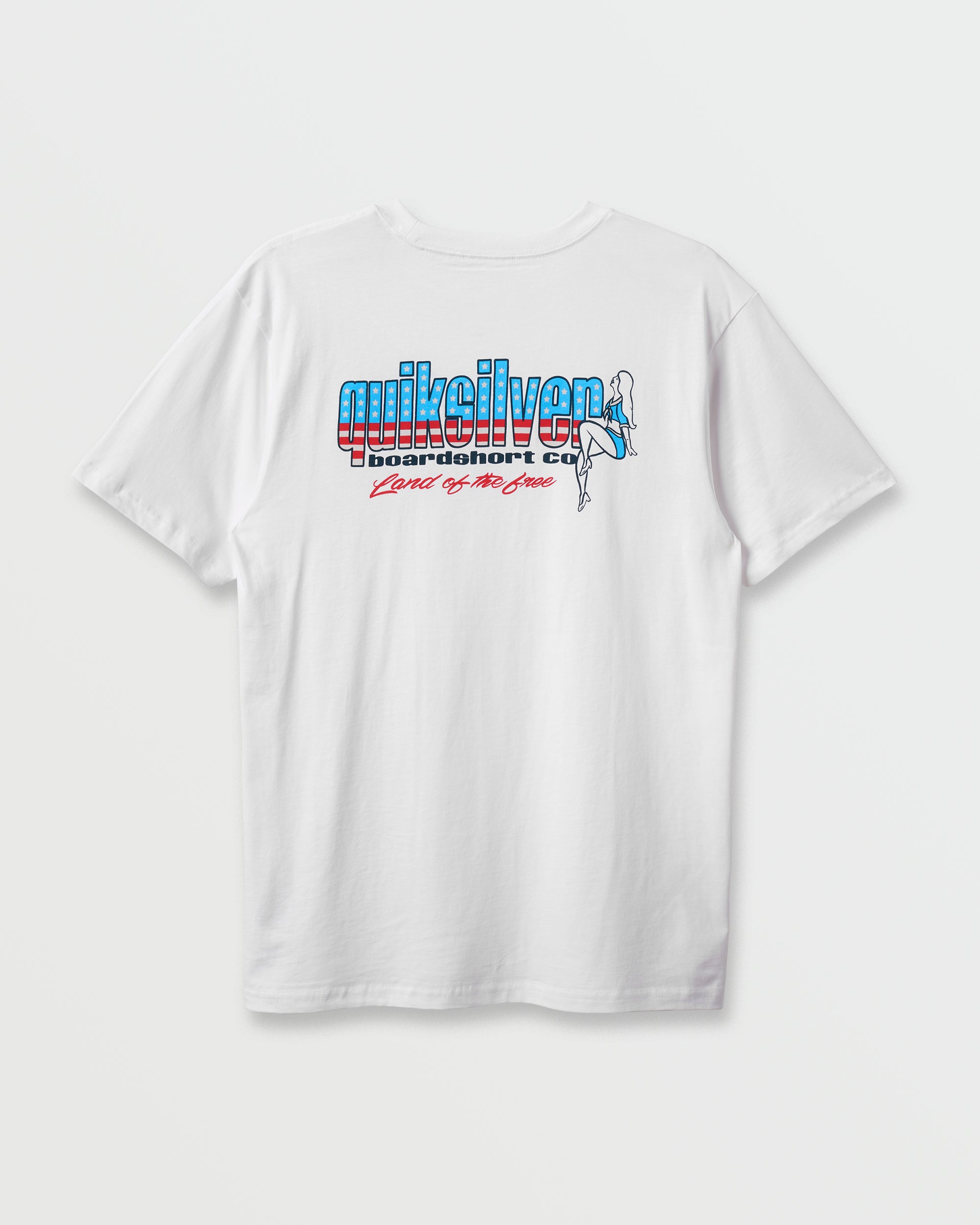 Freedom Pin Up T-Shirt - White - Image 7