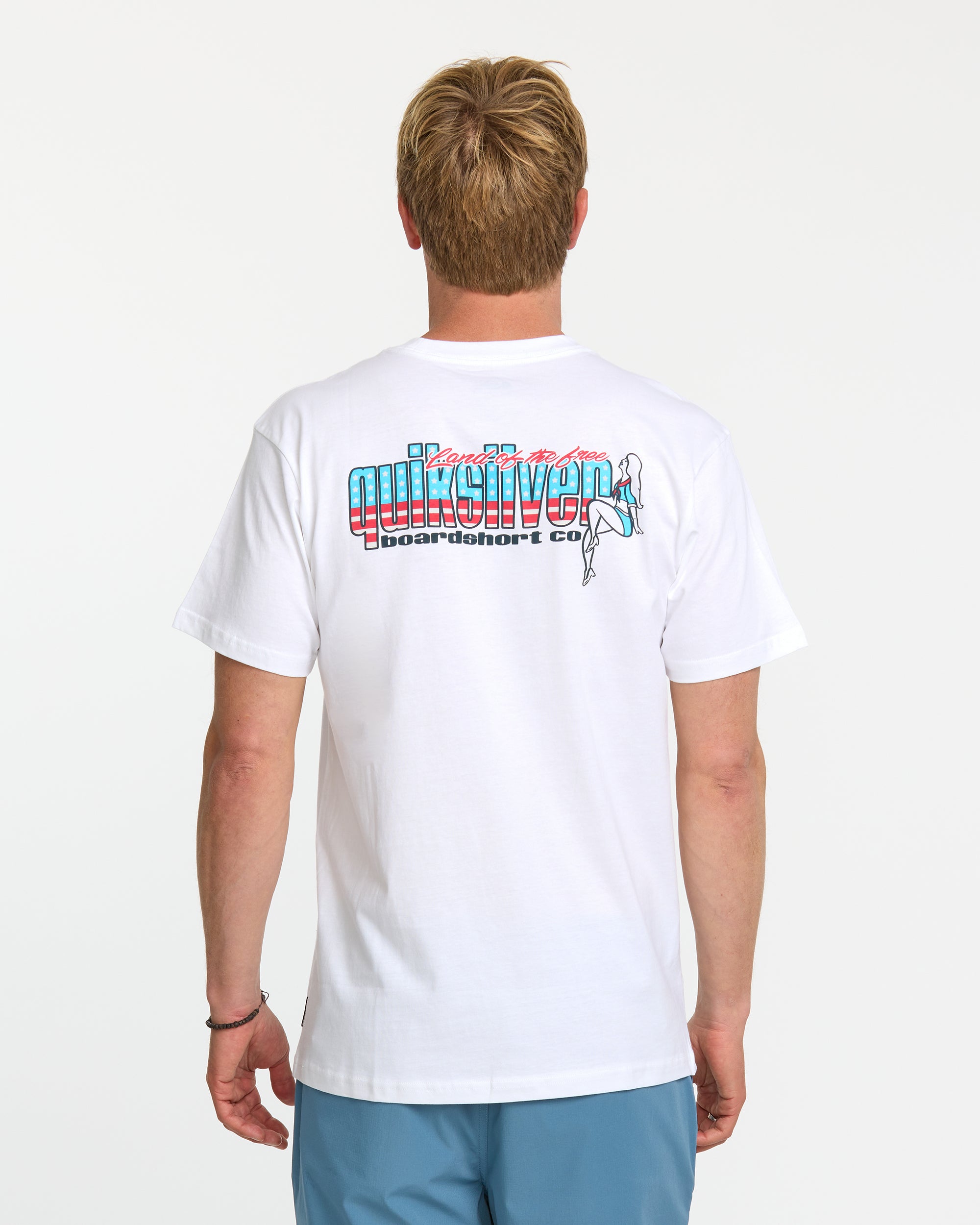 Freedom Pin Up T-Shirt - White - Image 2